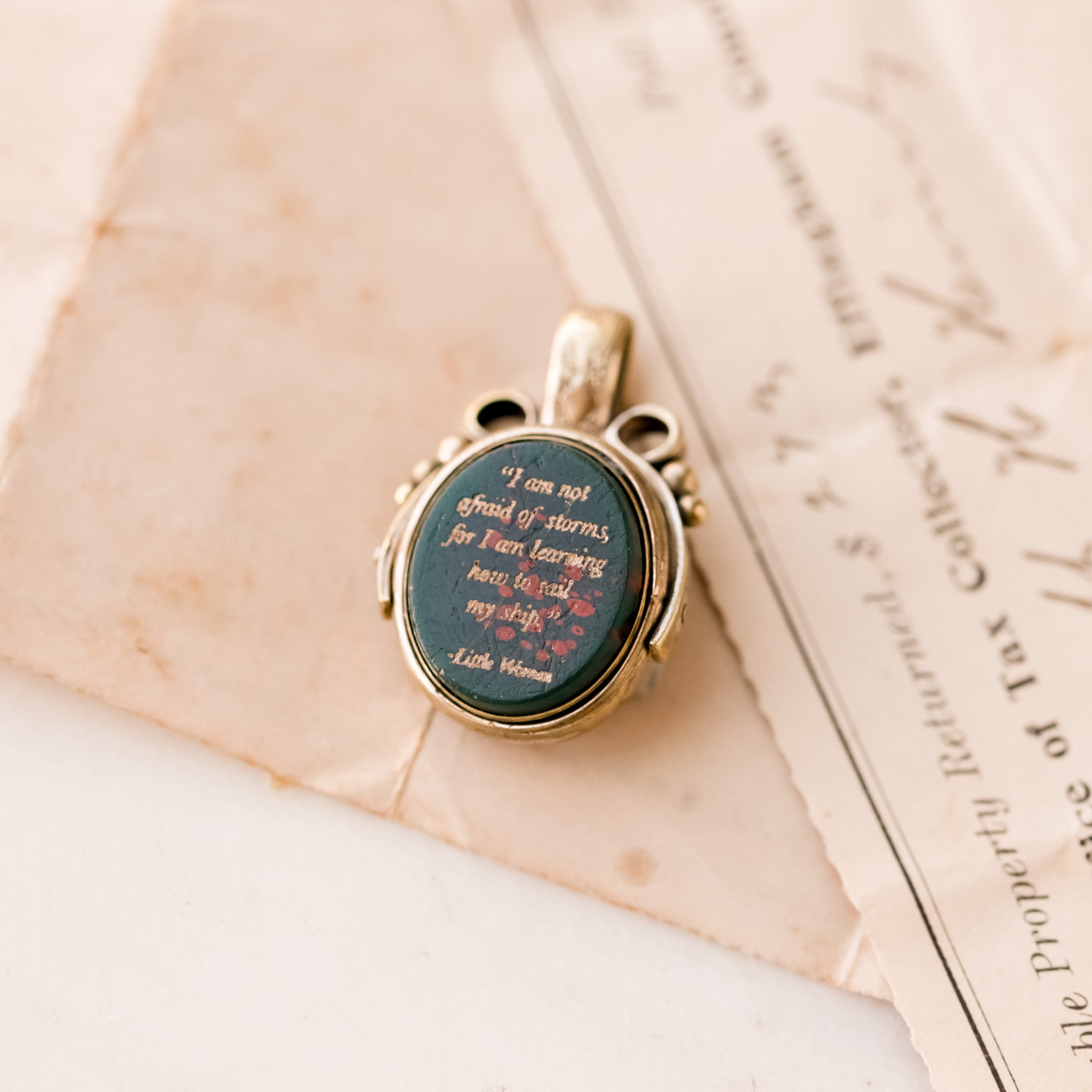 "Storms" Little Women Gilt Fob