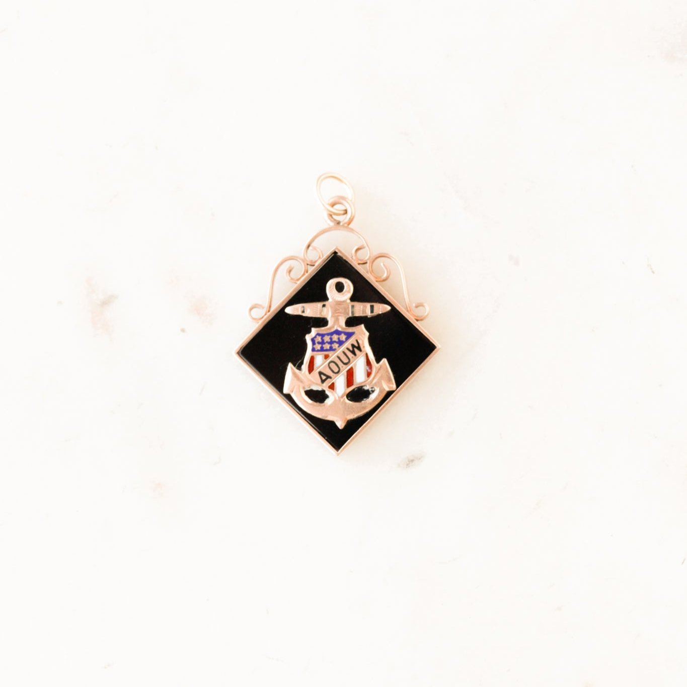 Victorian "S" Society Charm