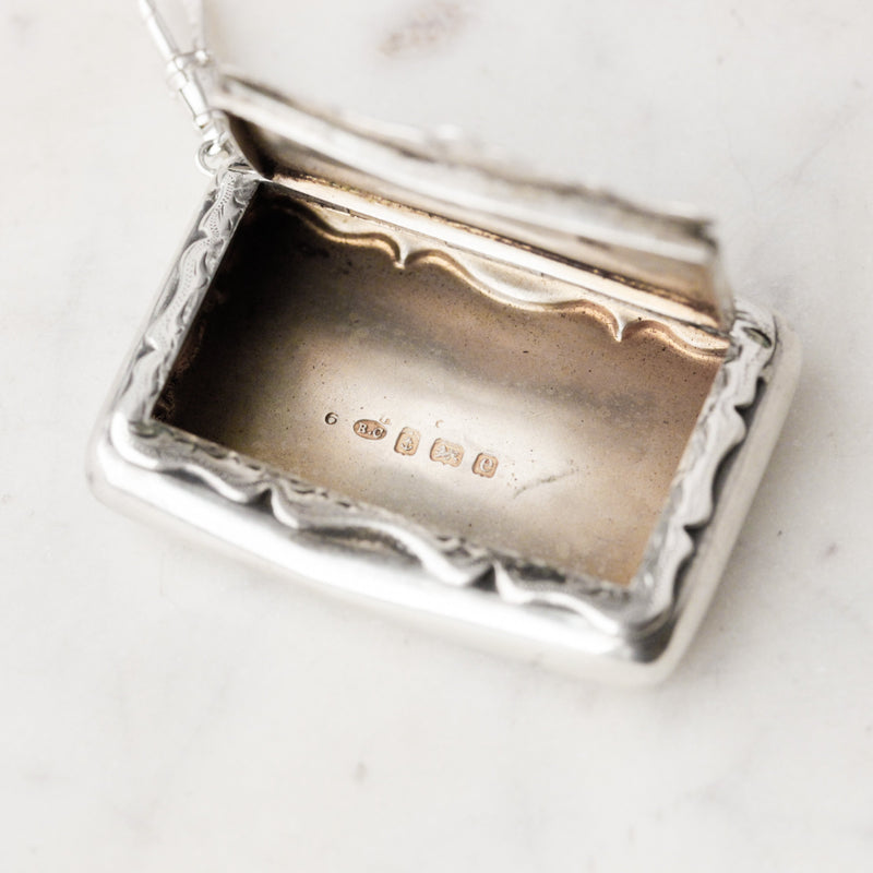 Sterling Compartment Charm