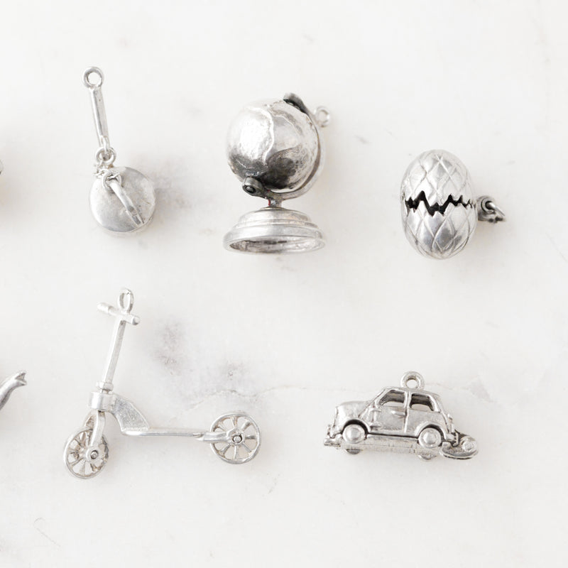 Silver Hinged Collector's Charms