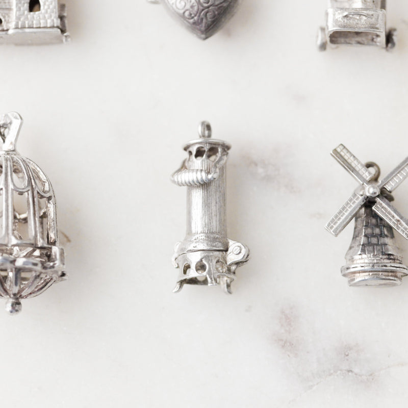 Silver Hinged Collector's Charms