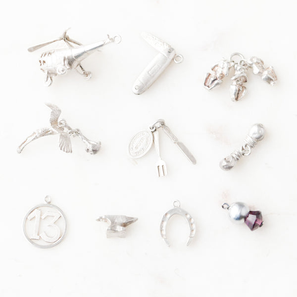 Silver Collector's Charms