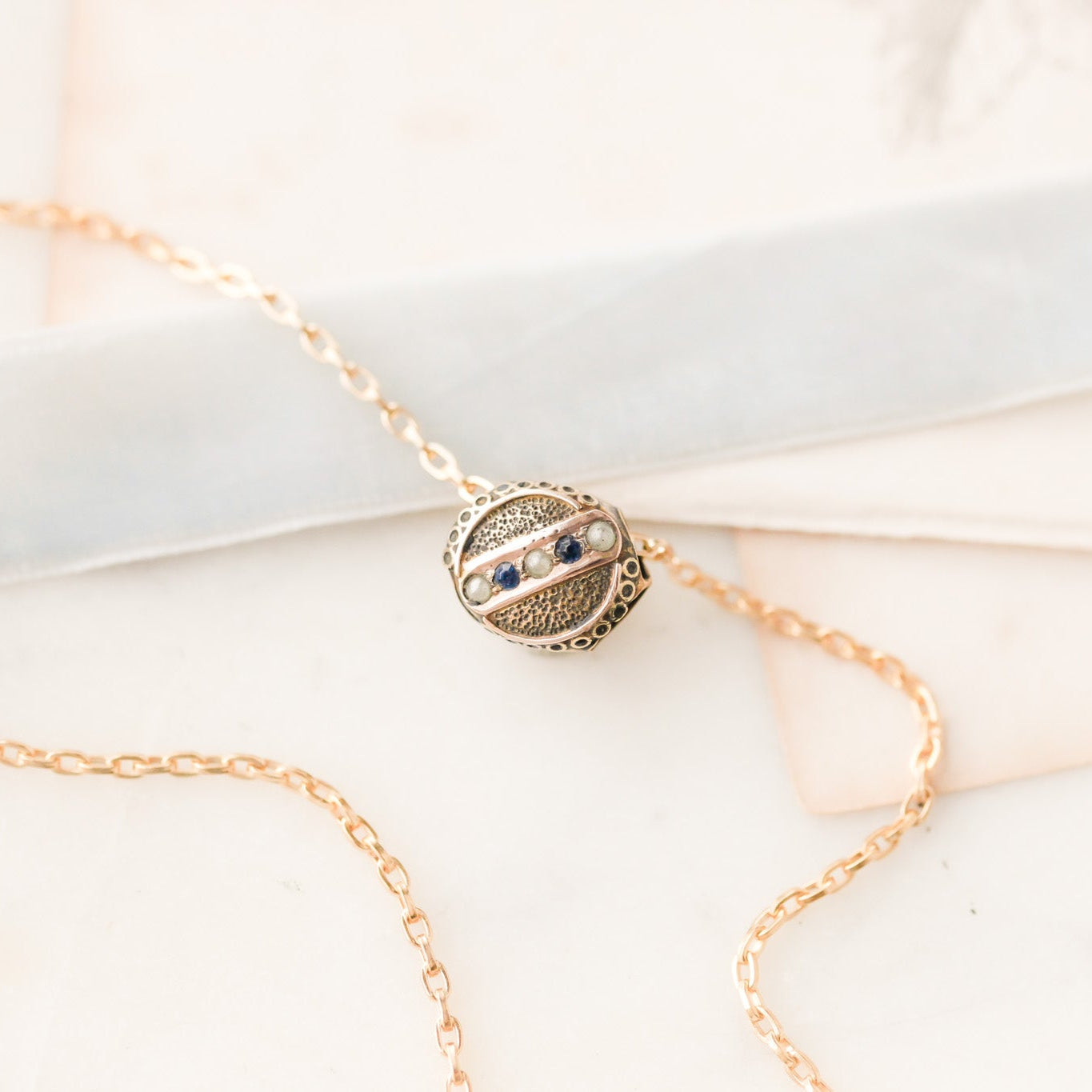 Jeanie Pearl Slider Pendant
