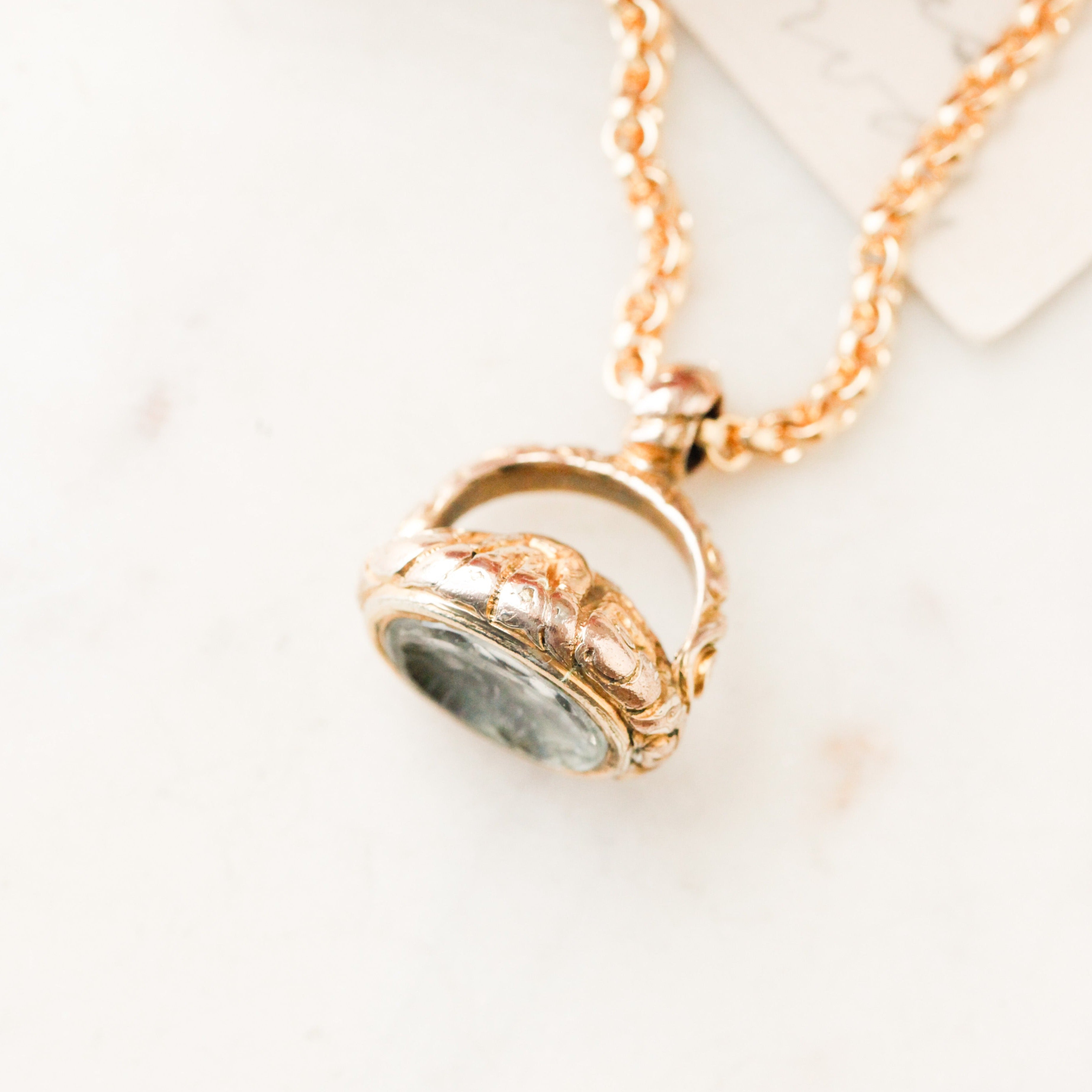 Elizabeth Intaglio Pendant