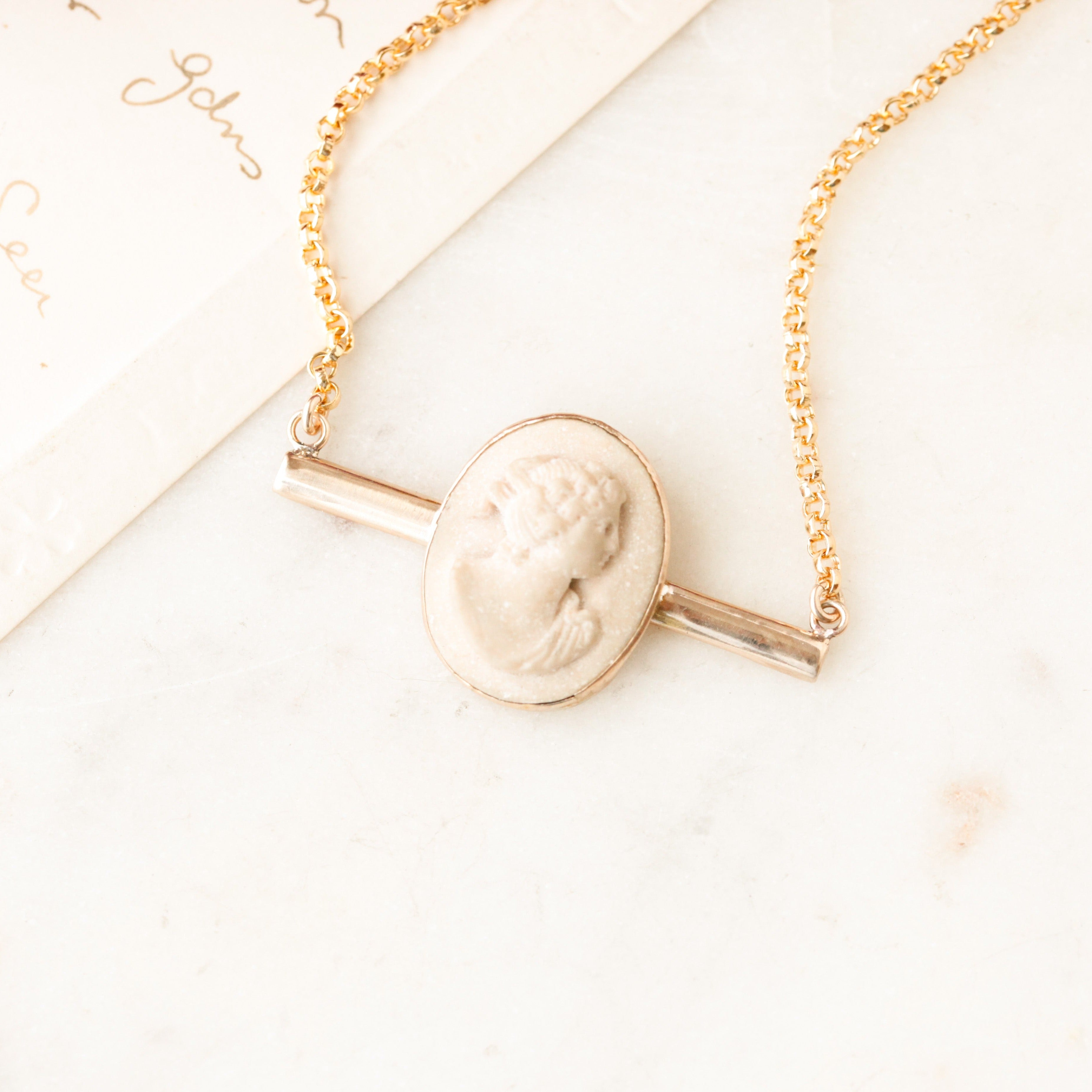 Leighton Lava Cameo Pendant