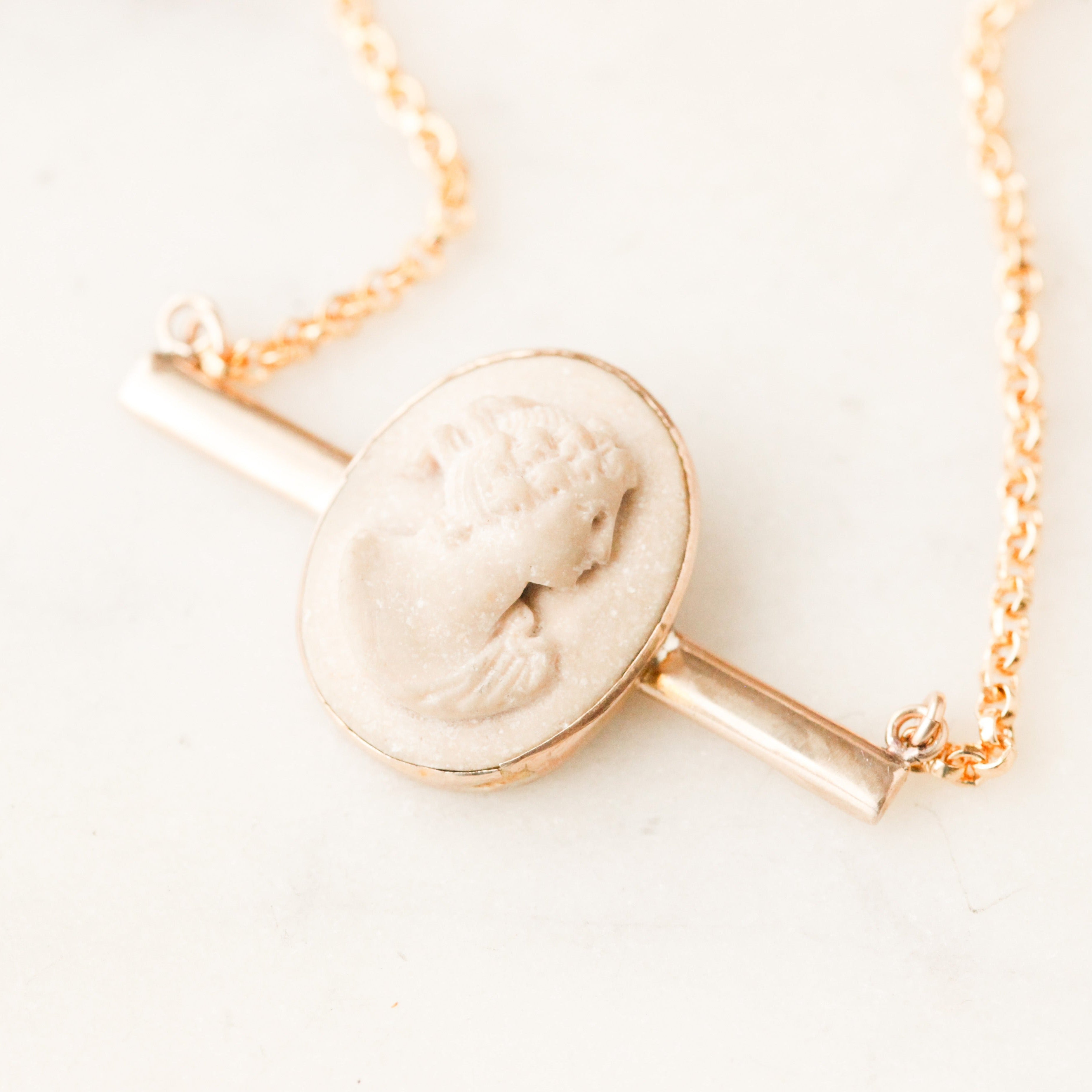 Leighton Lava Cameo Pendant