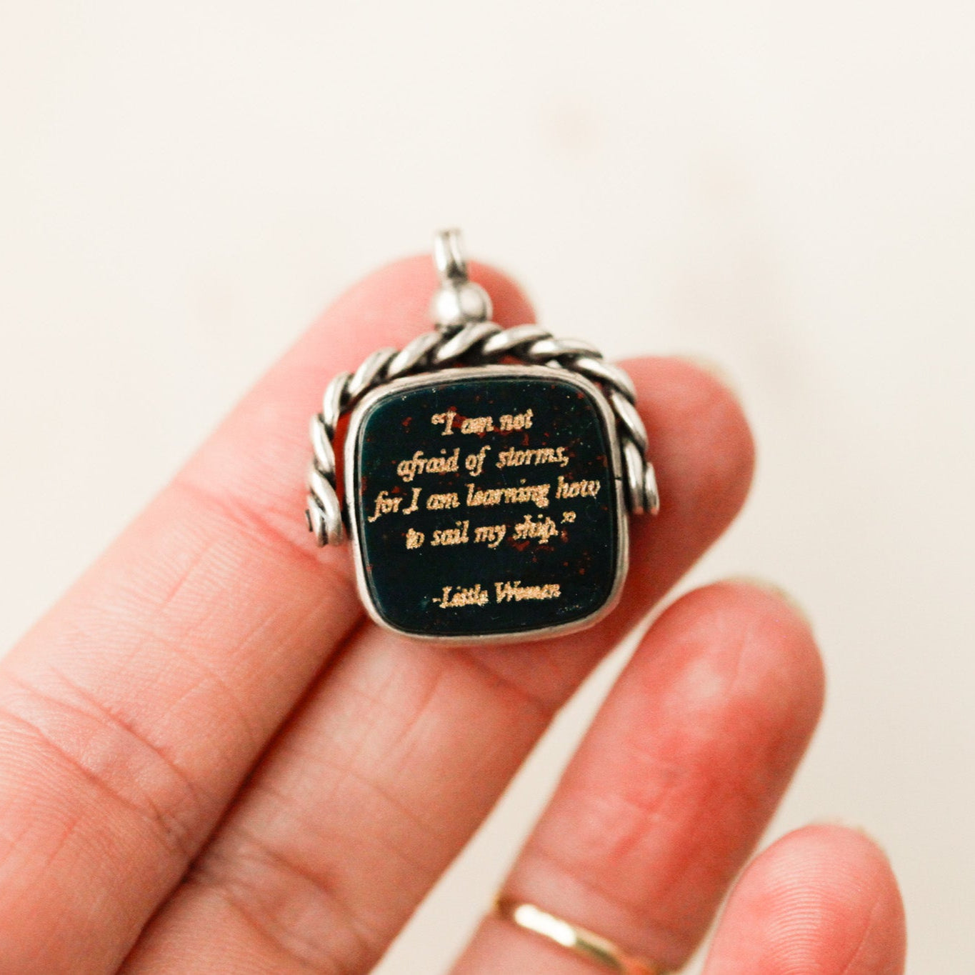 "Storms" Little Women Gilt Fob