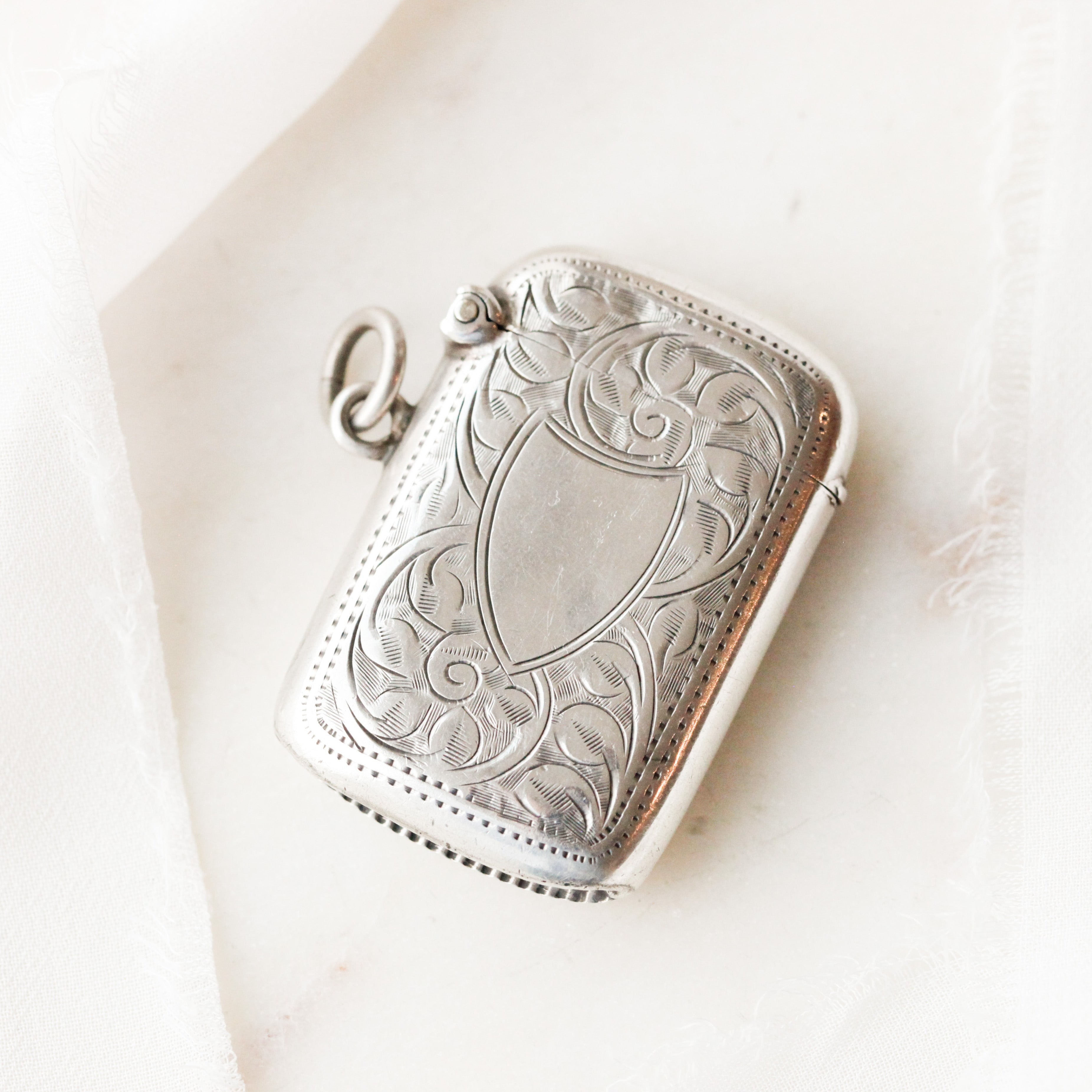 Roger Engraved Vesta Case