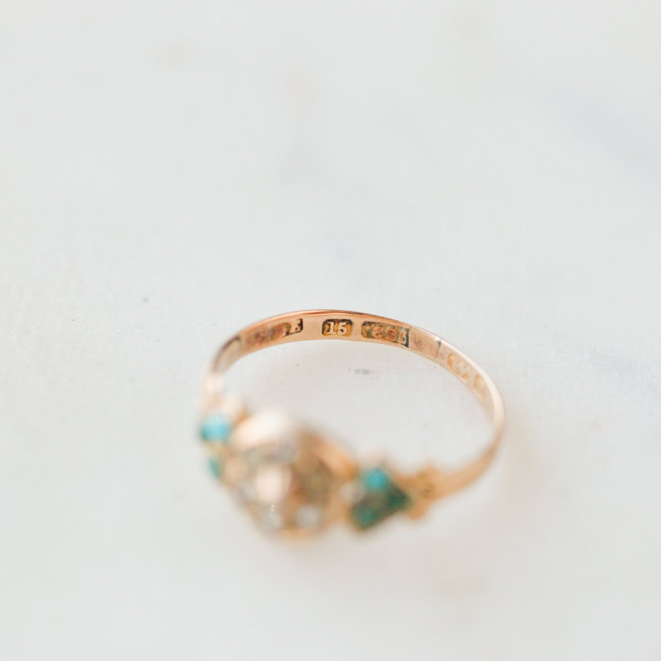 Prudence Pearl + Turquoise Ring