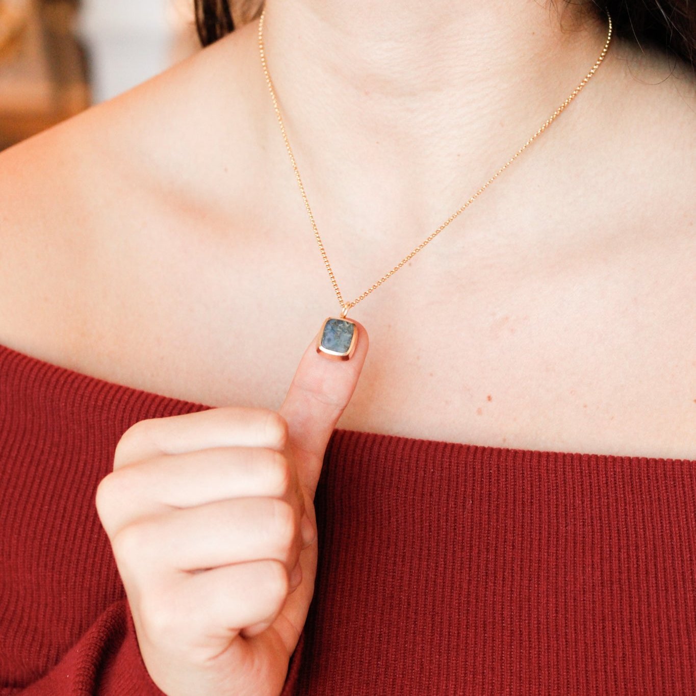 Marie Agate Pendant