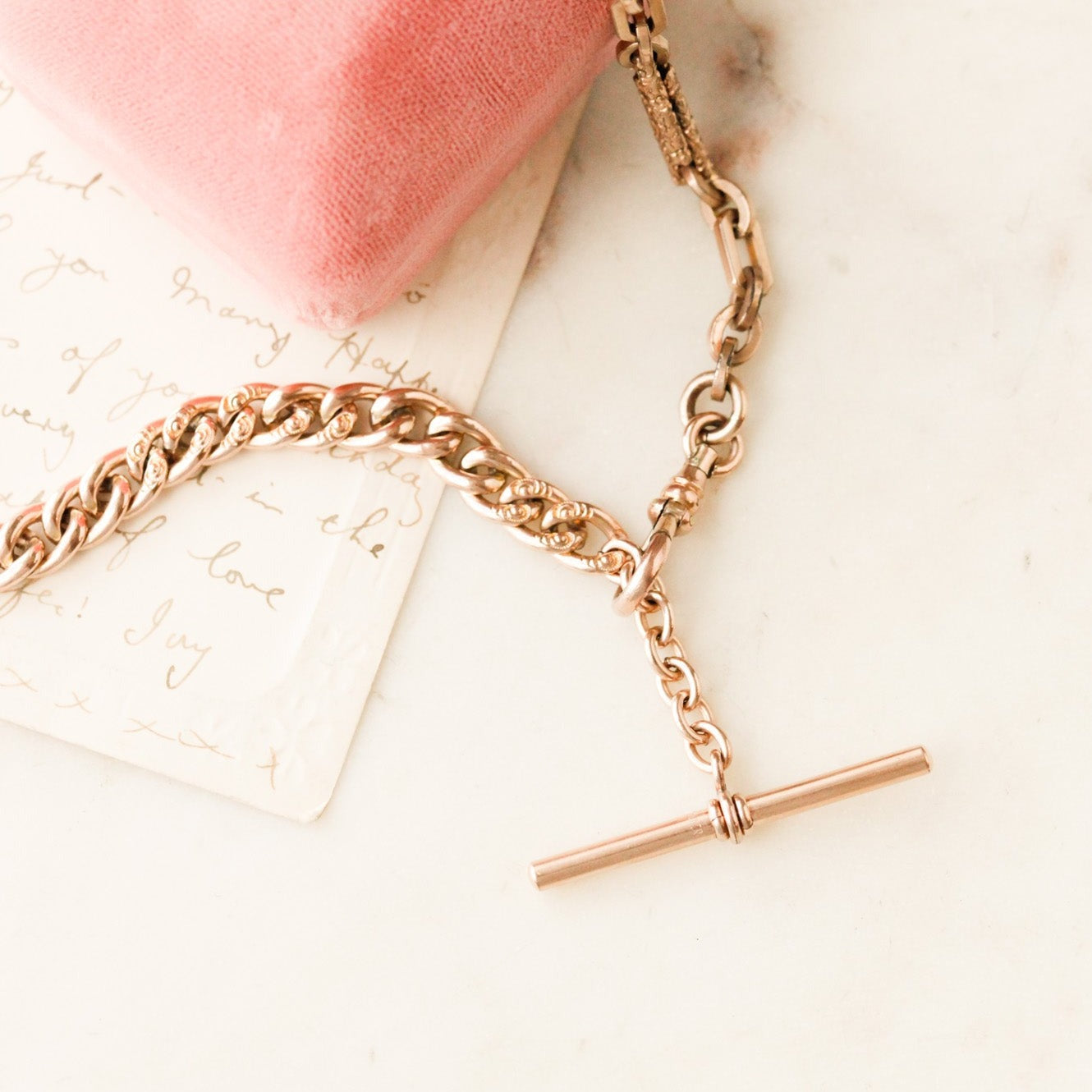 Daphne Floral Toggle Necklace