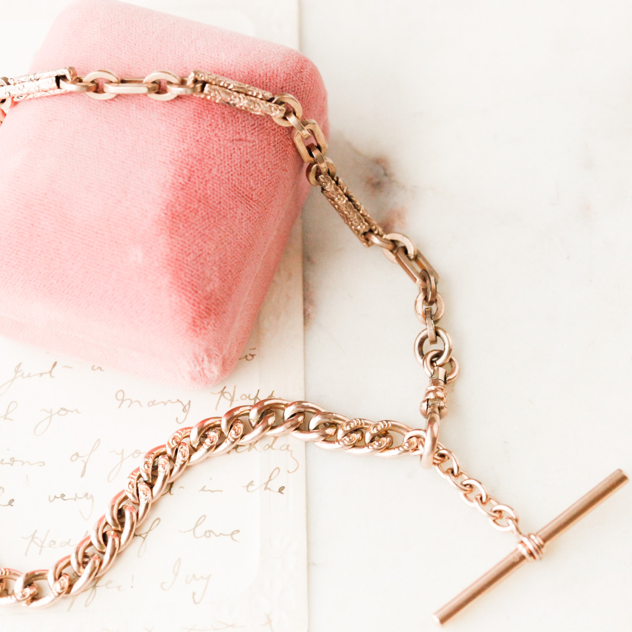 Daphne Floral Toggle Necklace