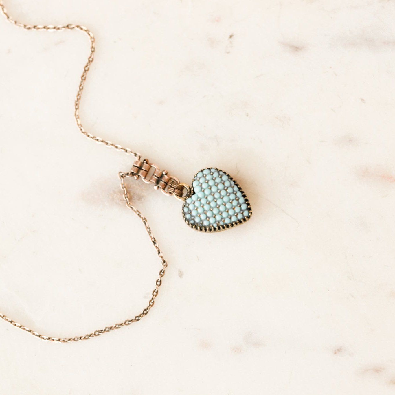 Sophia Turquoise Heart Pendant