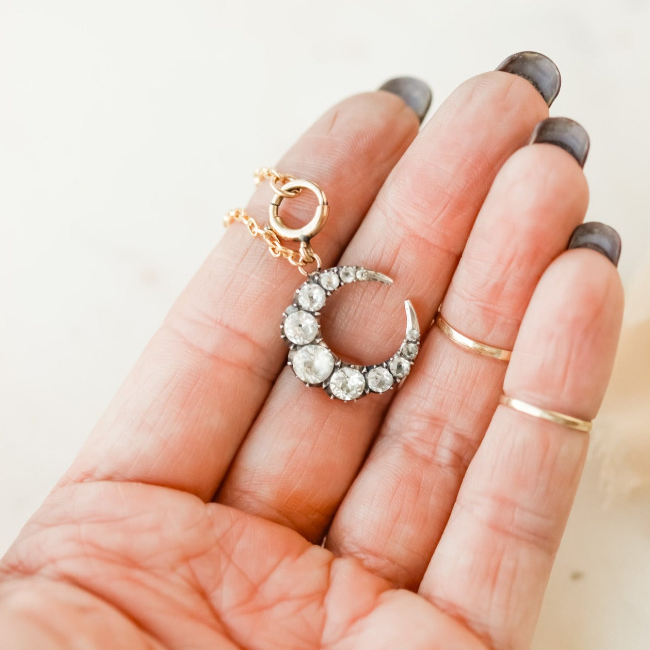 Castor Crescent Pendant