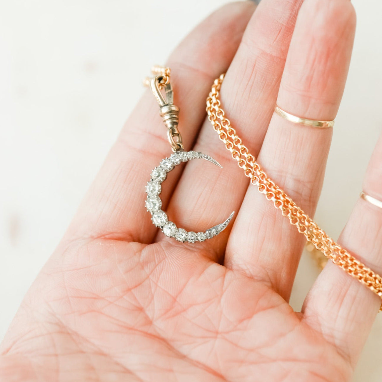 Leo Crescent Pendant