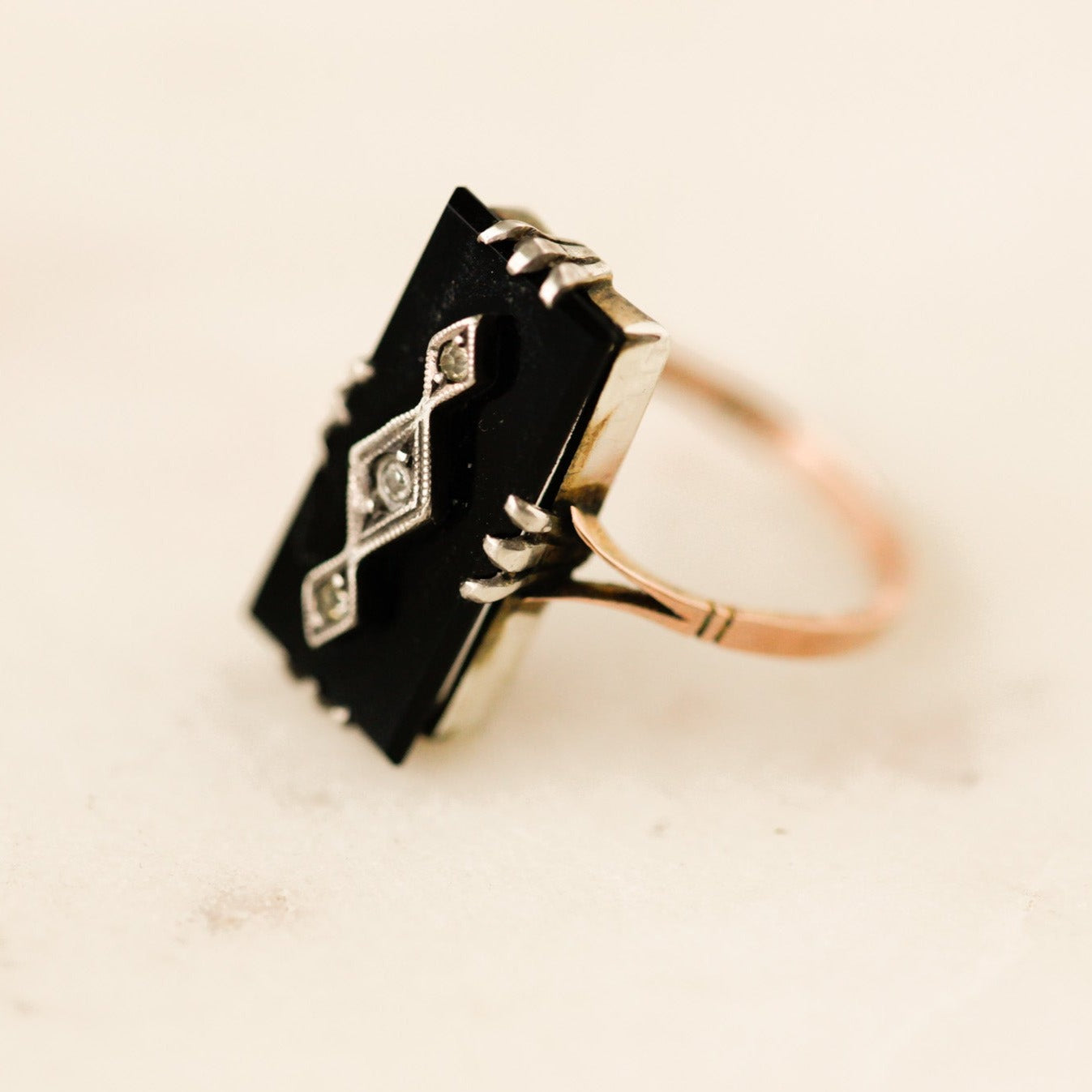 Edith Onyx Ring