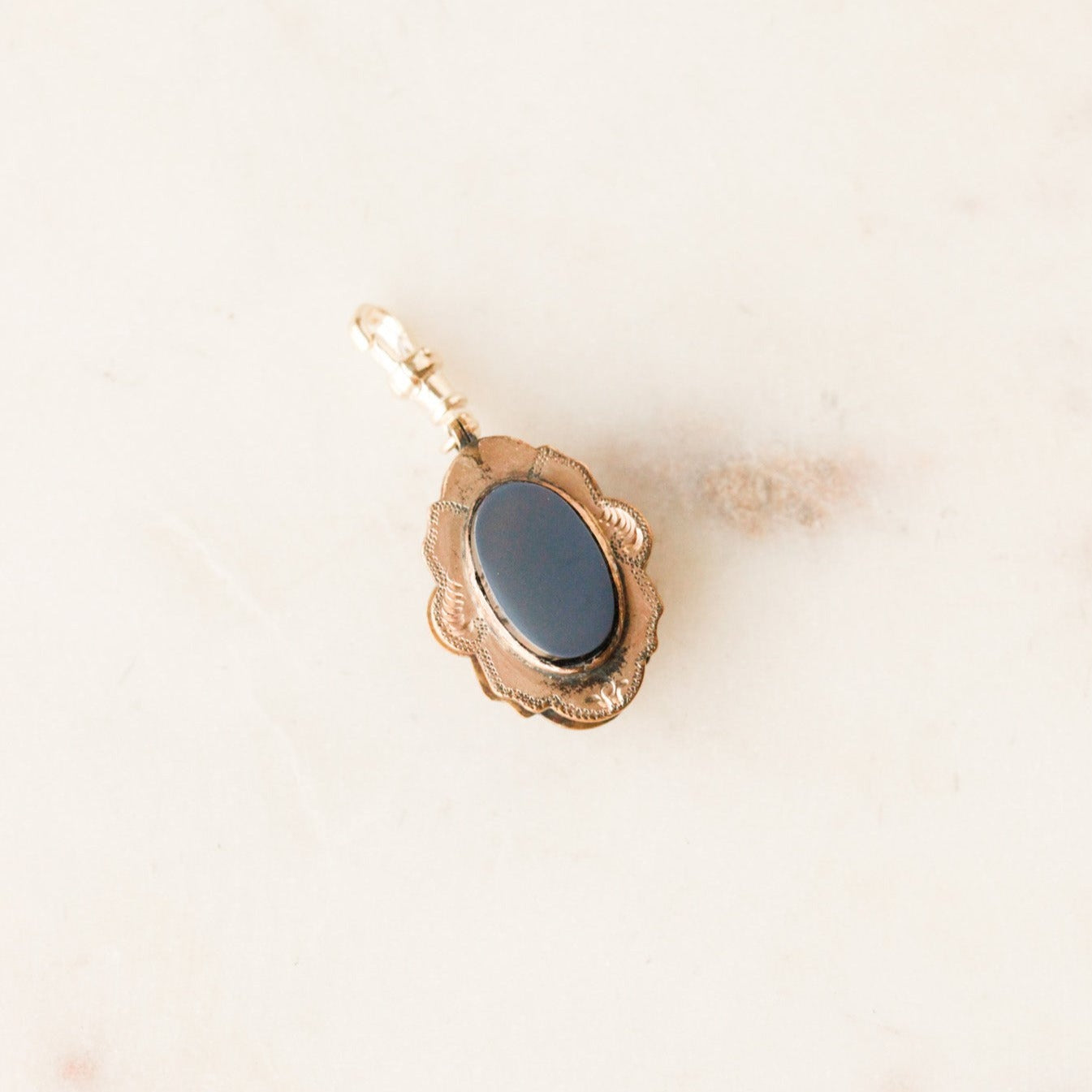 Wyatt Agate Locket Pendant