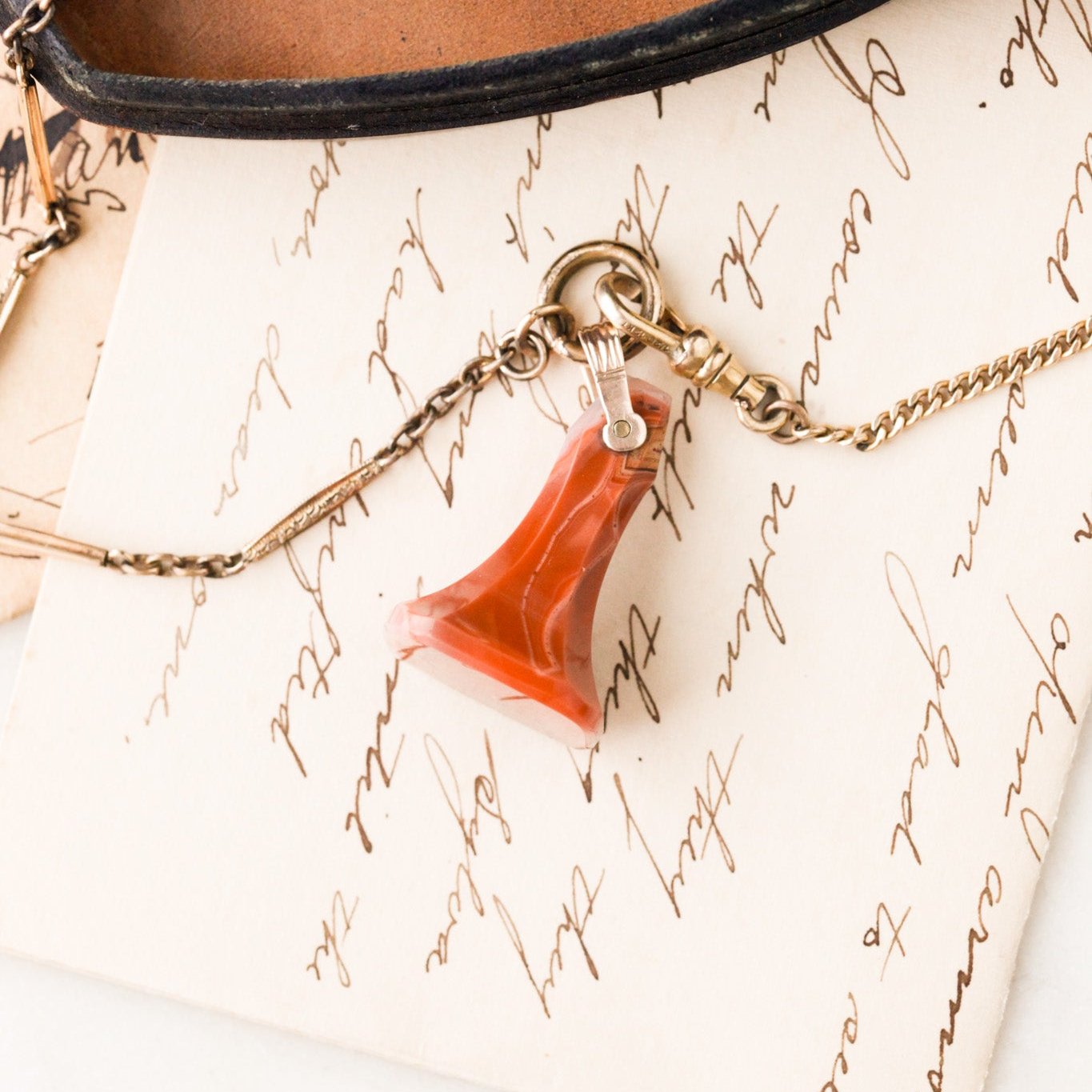 Farrow Red Agate Pendant