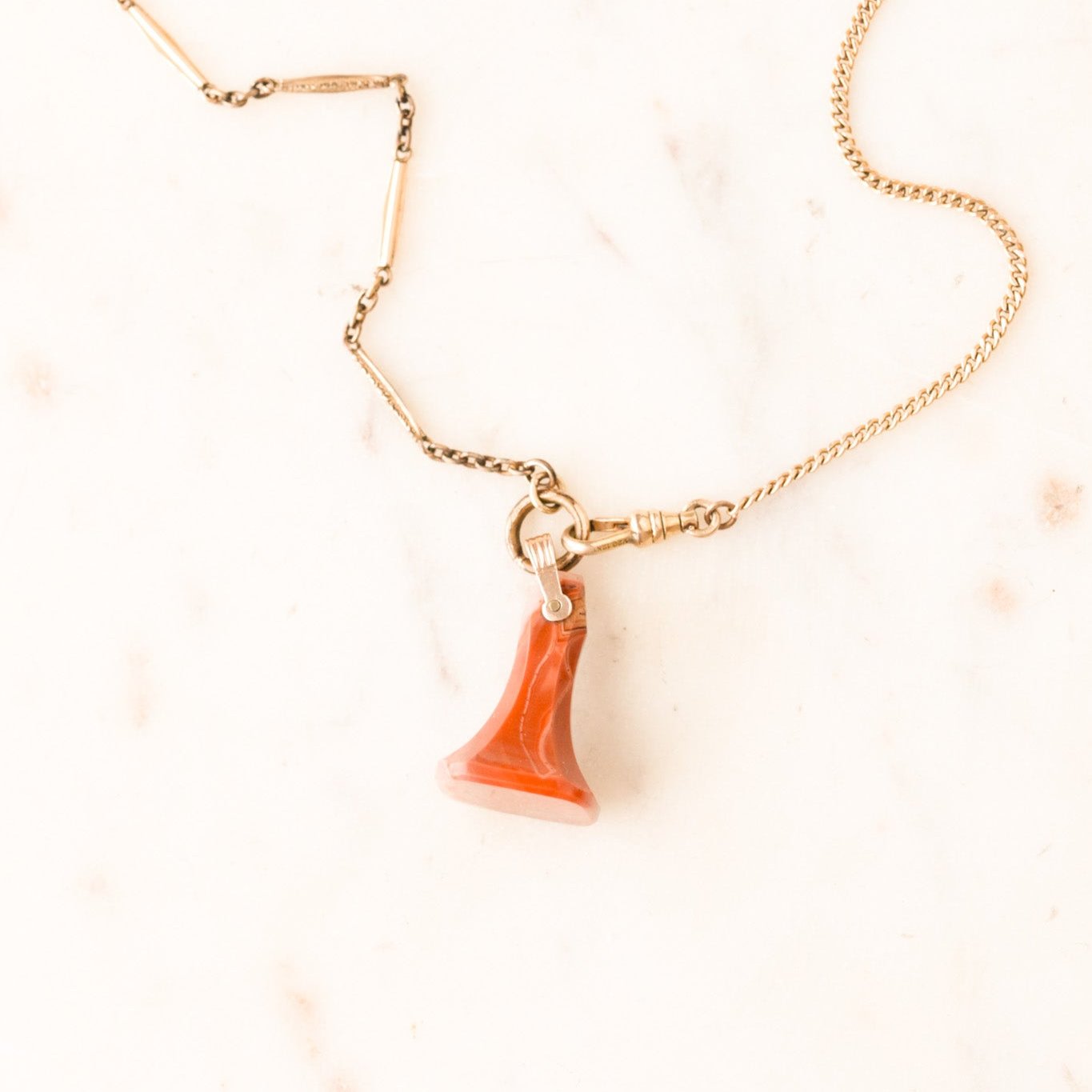 Farrow Red Agate Pendant