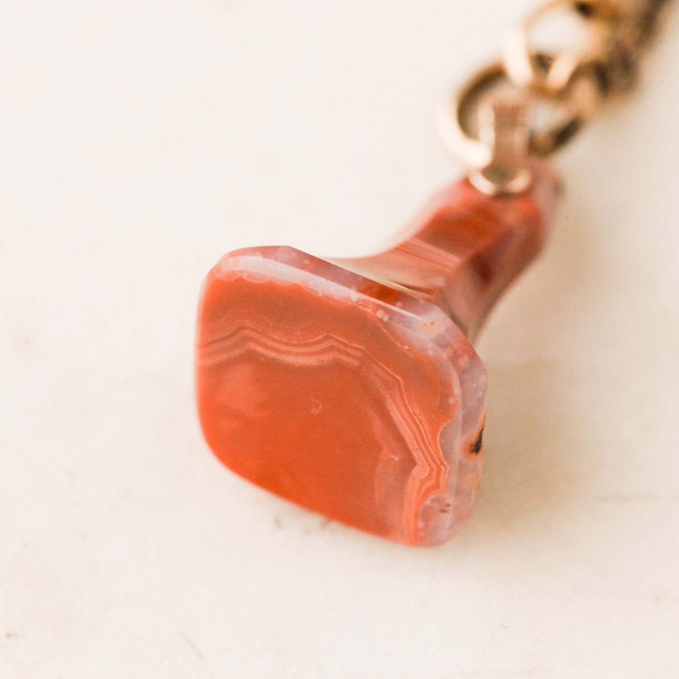 Farrow Red Agate Pendant