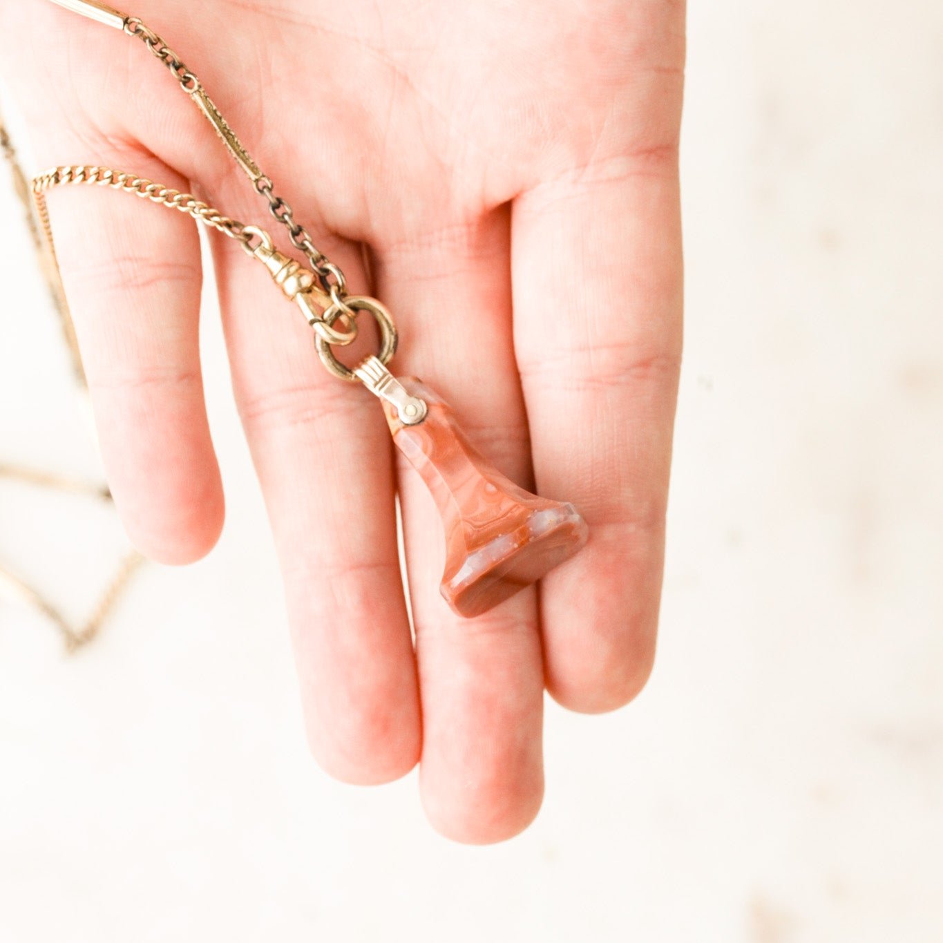 Farrow Red Agate Pendant