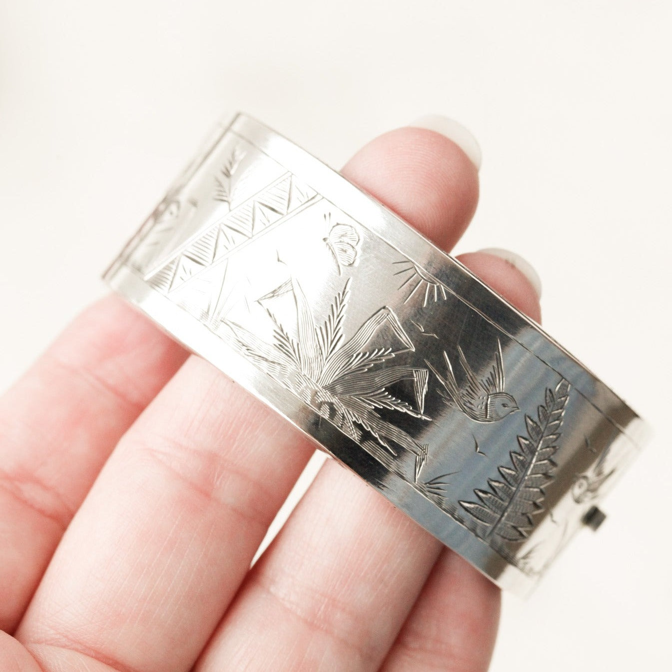 Flora + Fauna Sterling Bangle