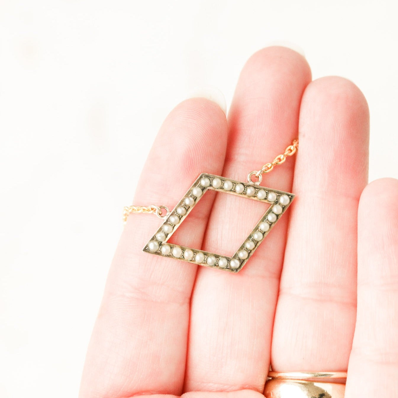 Dana Delicate Pearl Pendant