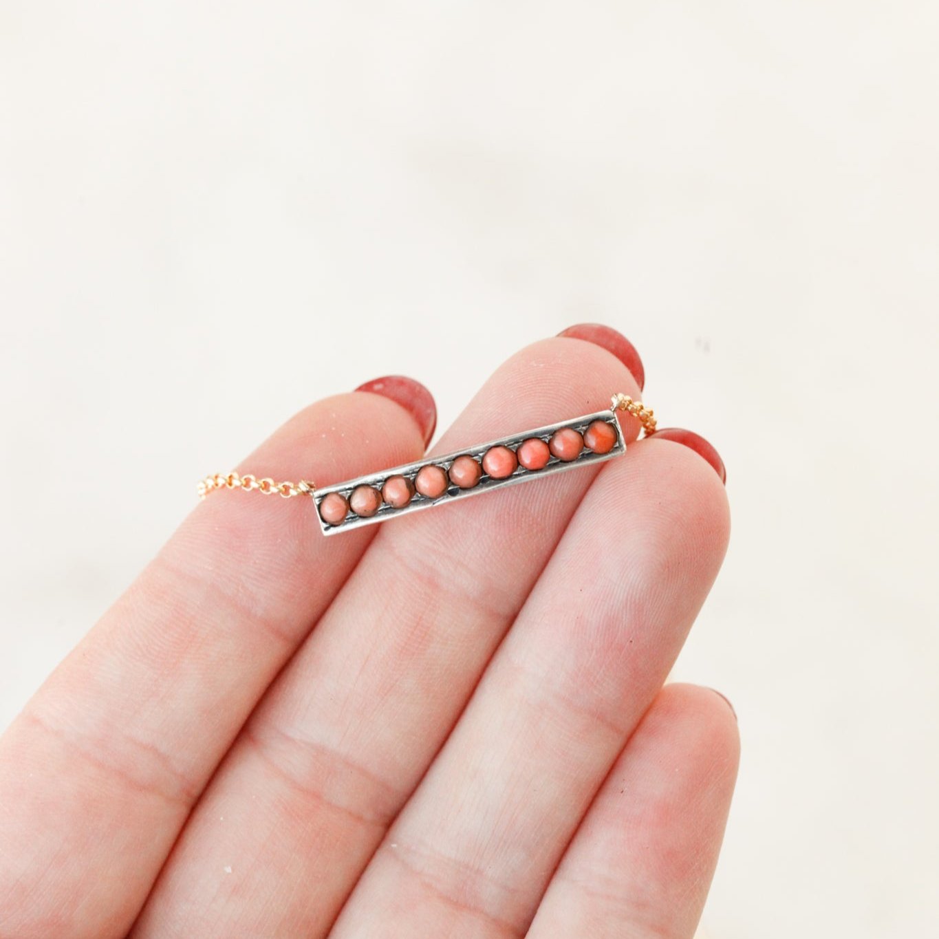 Jane Coral Pendant