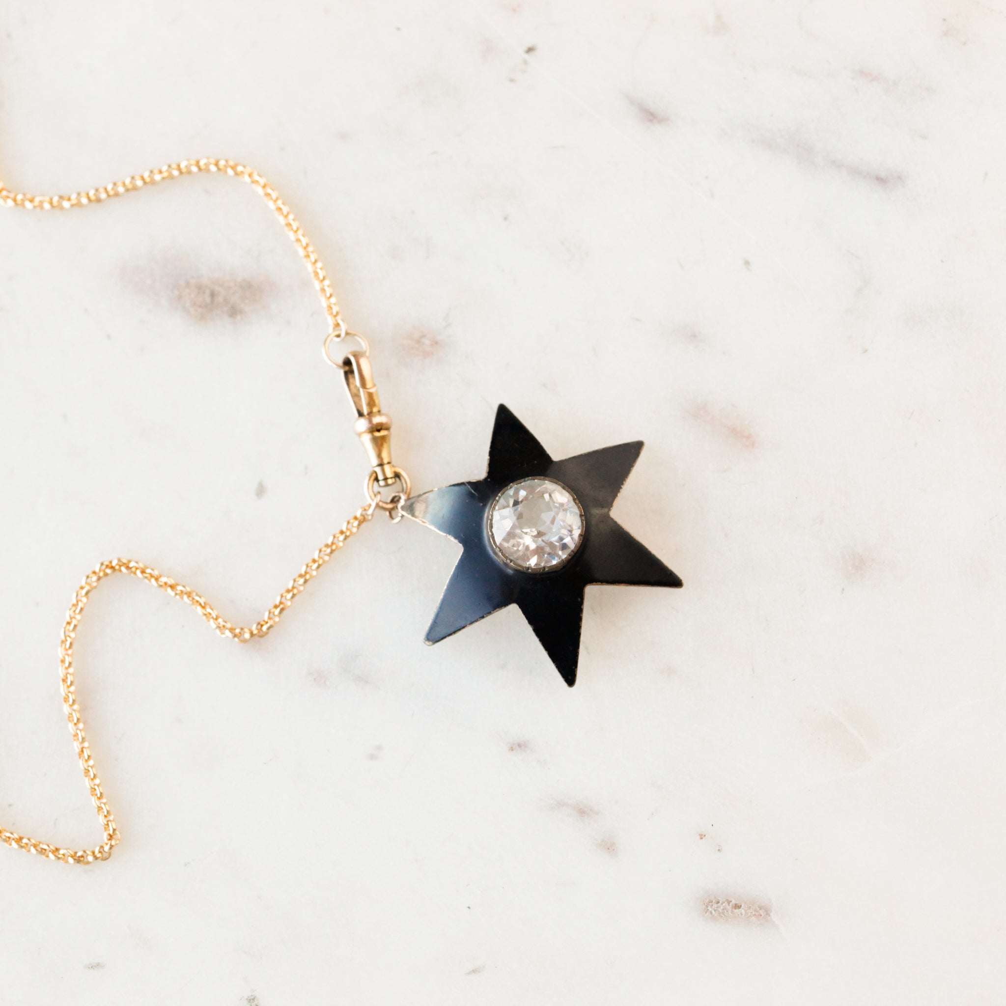 Falbury Enamel Celestial Pendant
