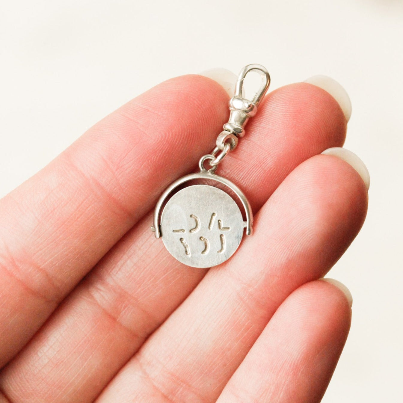 "I LOVE YOU" Spinner Charm