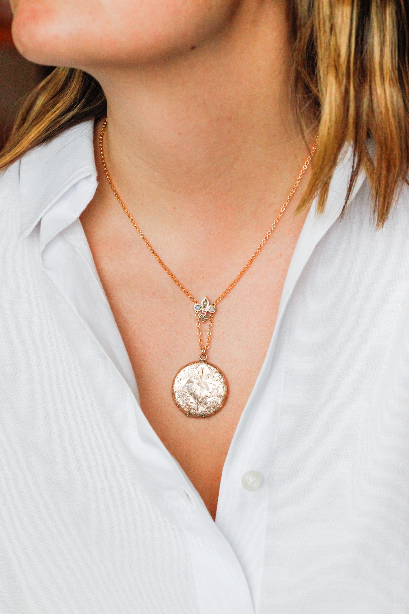 Auralee Floral Pendant