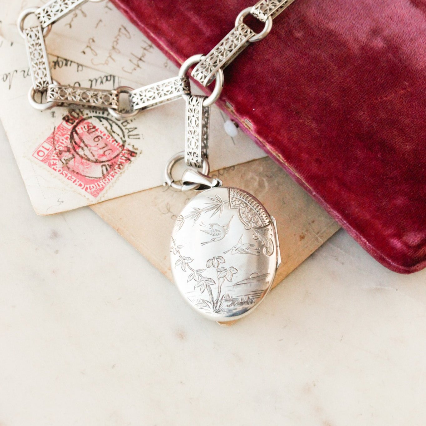 Flora & Fauna Locket Necklace