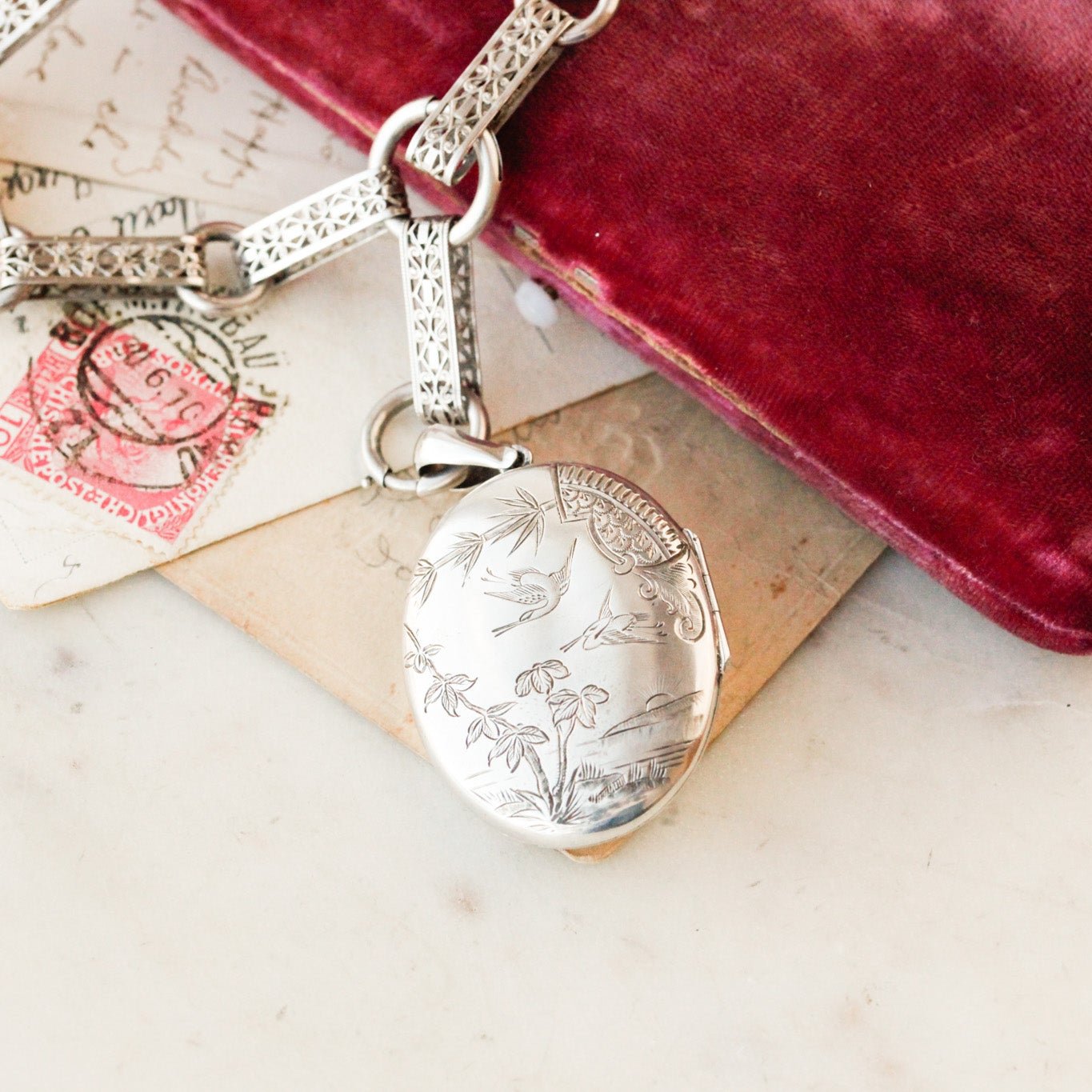 Flora & Fauna Locket Necklace