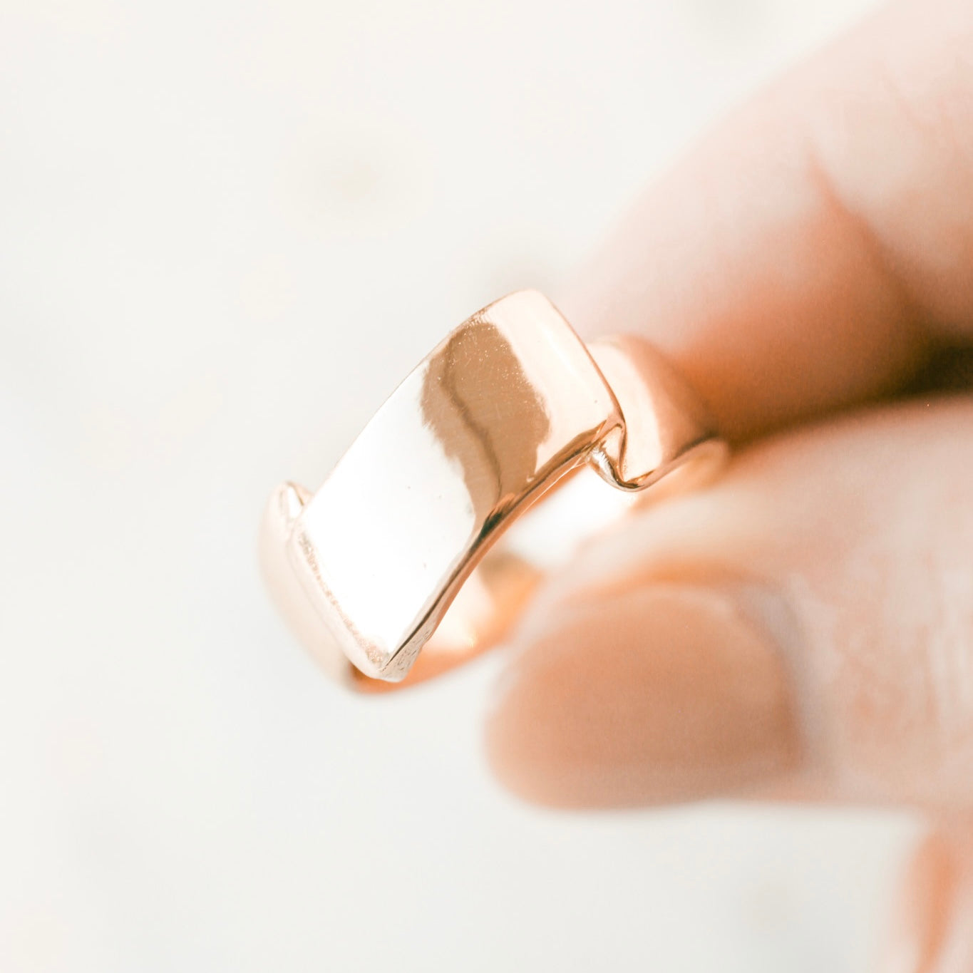Wide Ribbon Ring