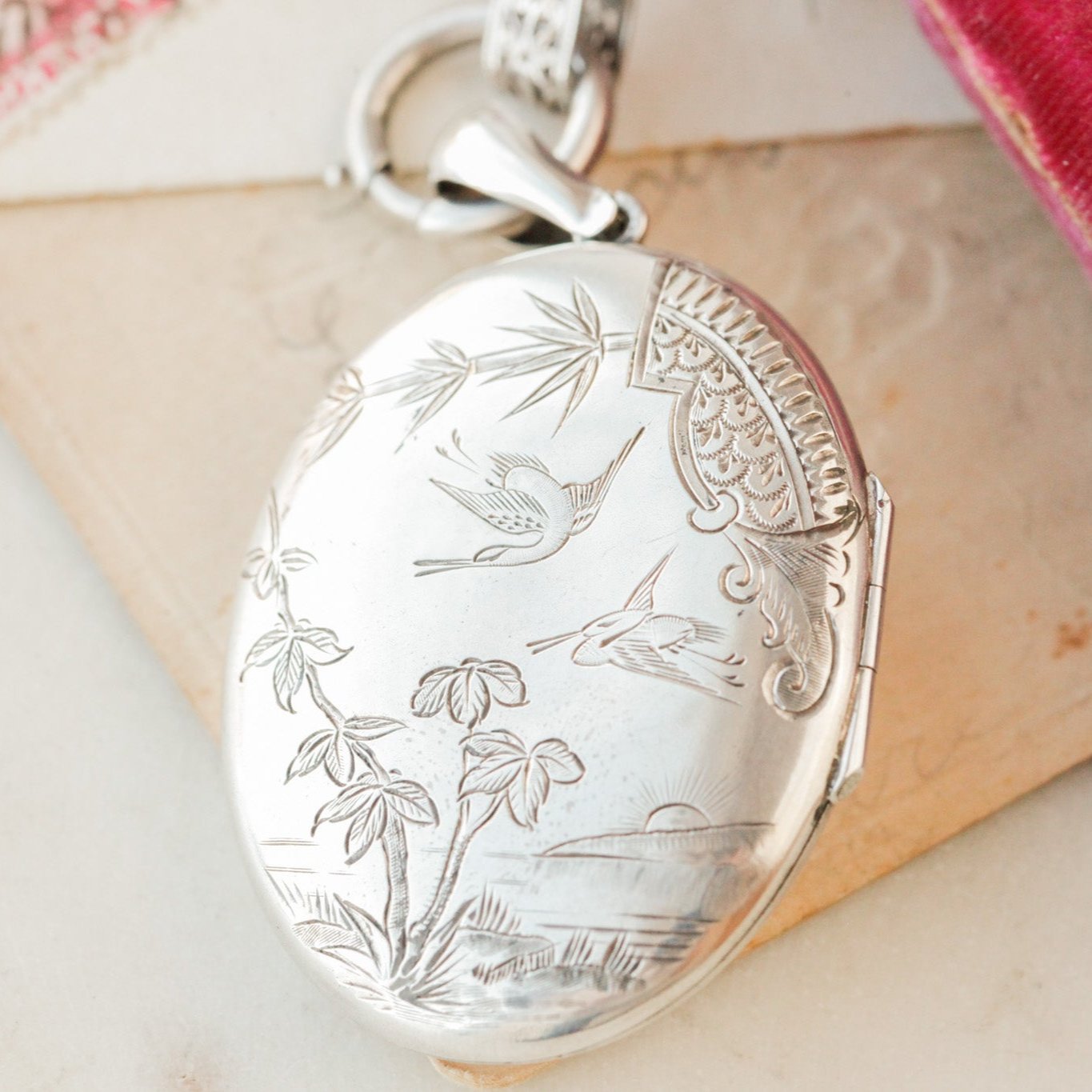 Flora & Fauna Locket Necklace