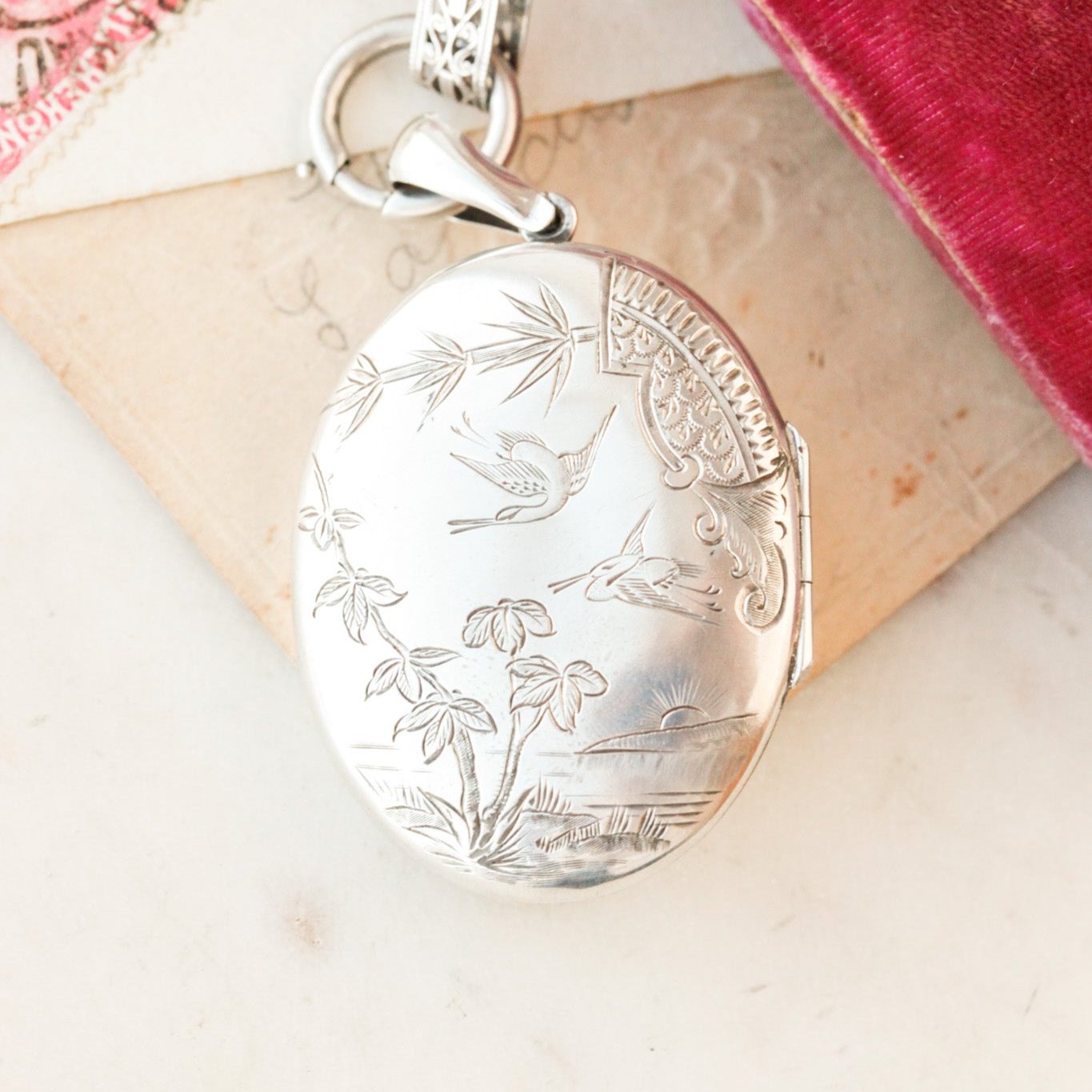 Flora & Fauna Locket Necklace