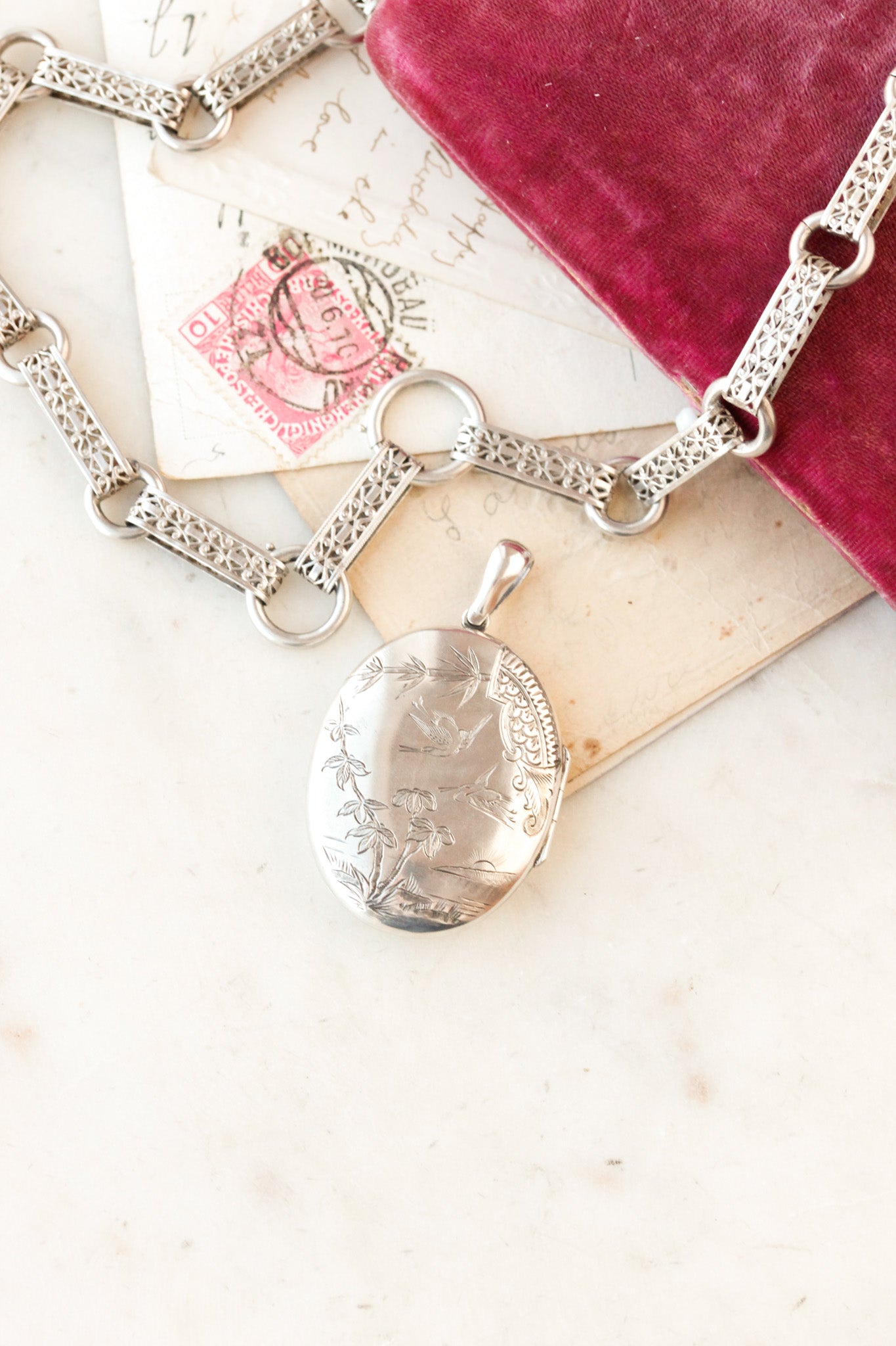 Flora & Fauna Locket Necklace