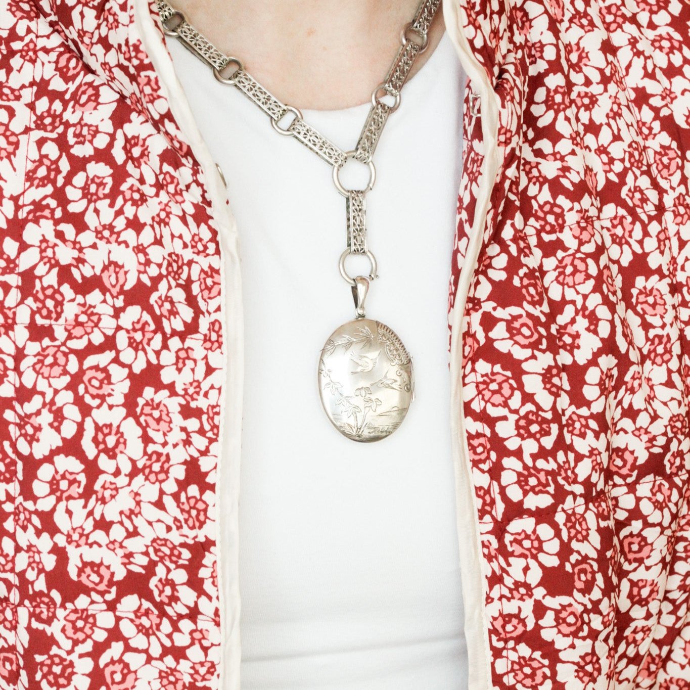 Flora & Fauna Locket Necklace