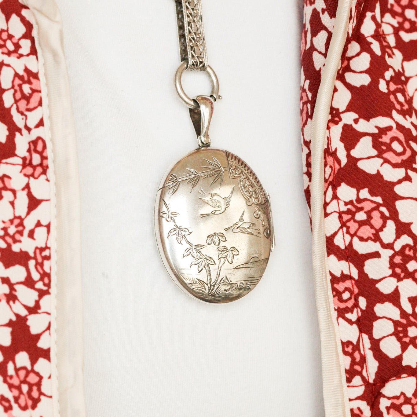 Flora & Fauna Locket Necklace