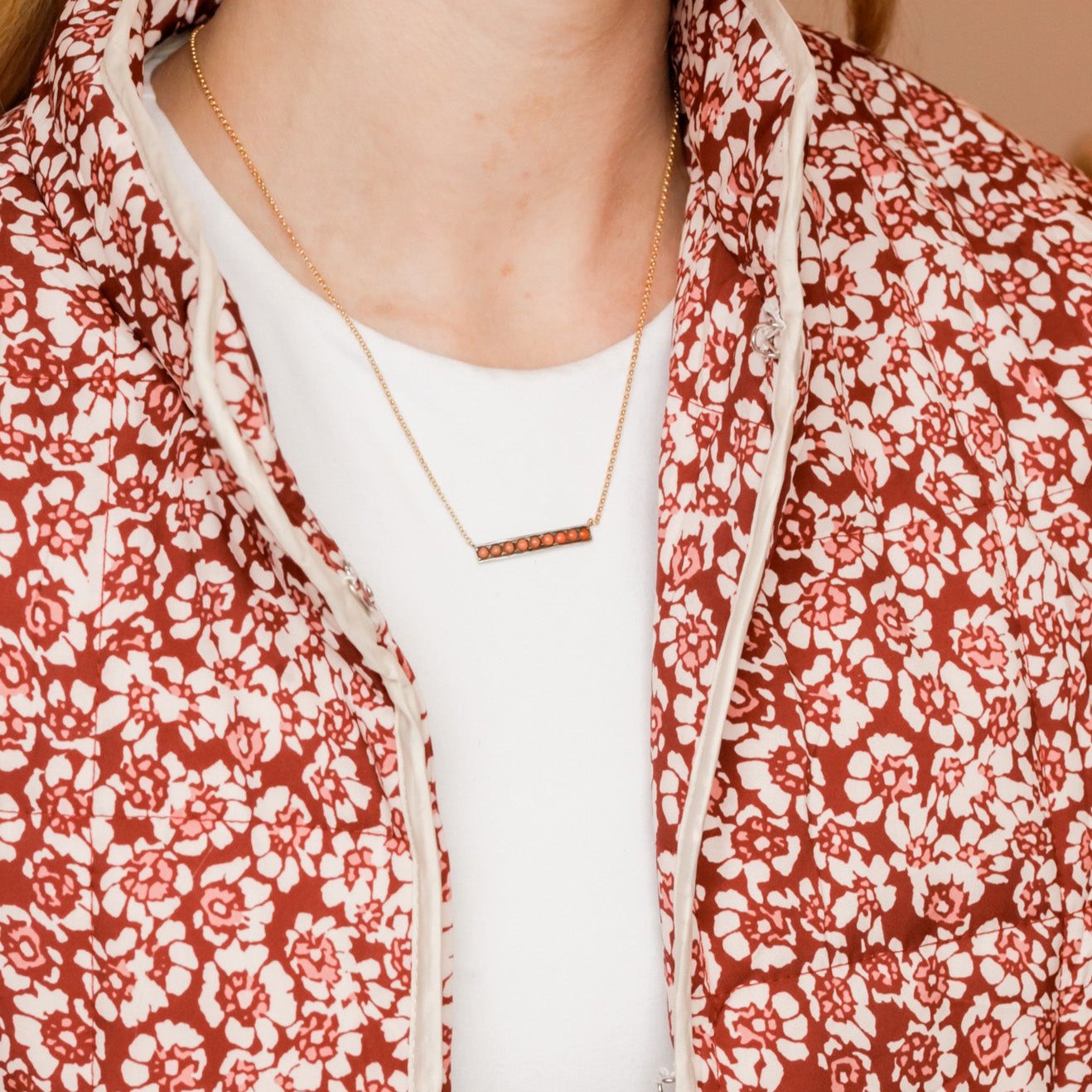 Jane Coral Pendant