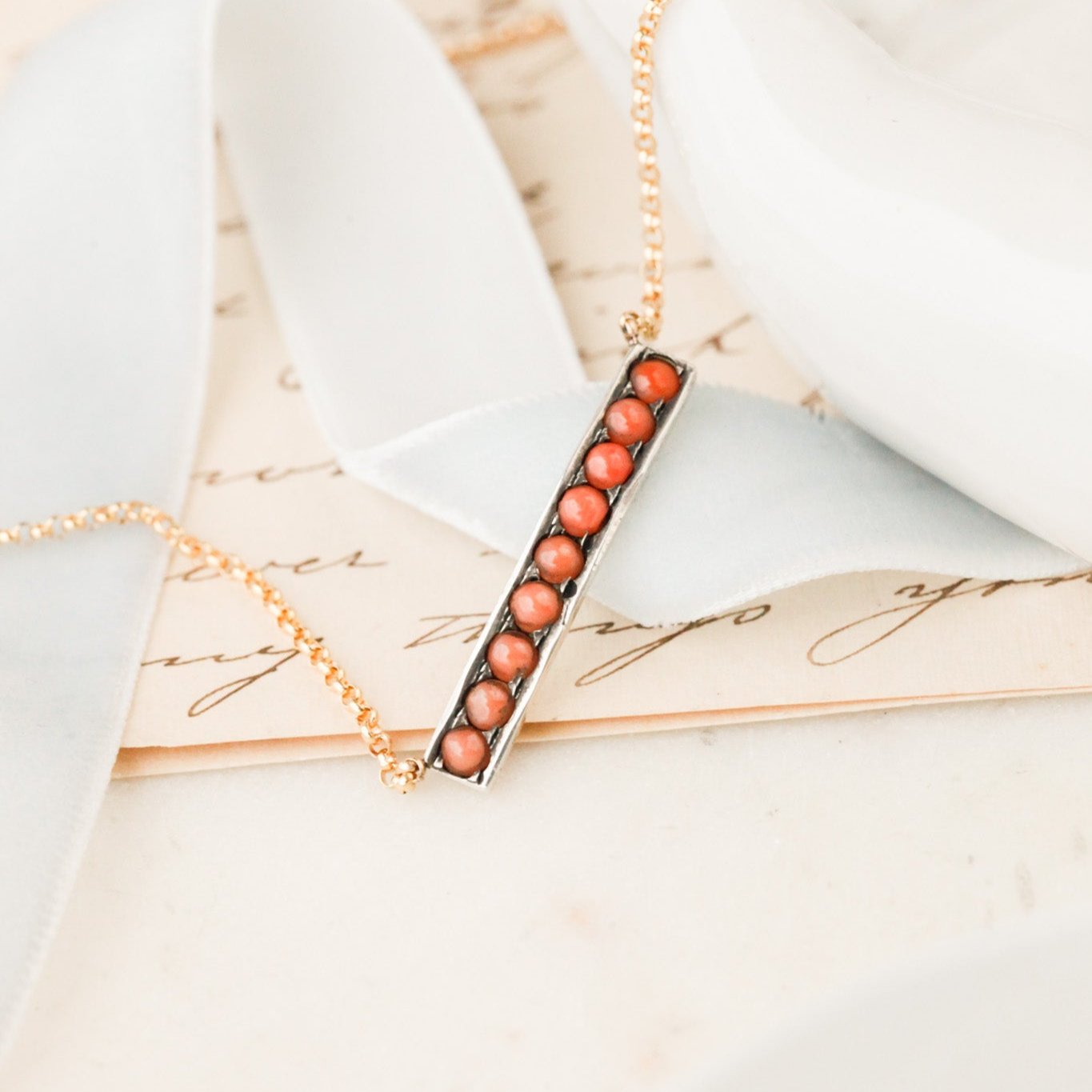 Jane Coral Pendant
