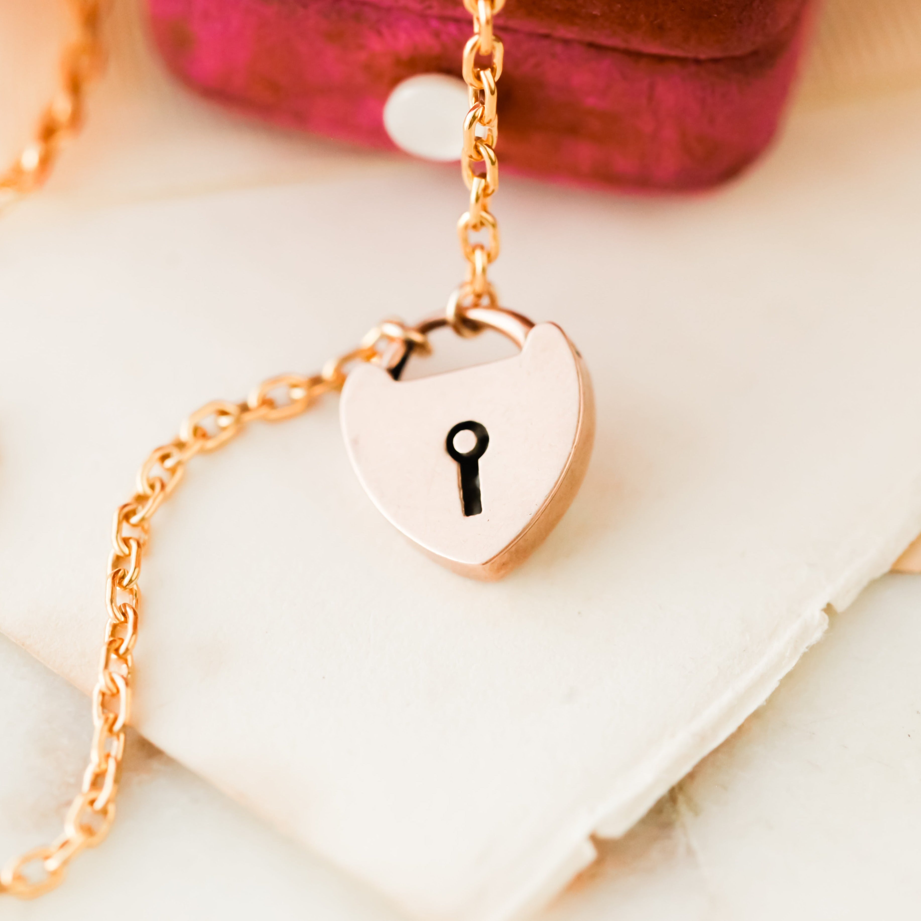 "Christmas 1891" Lover's Lock Pendant