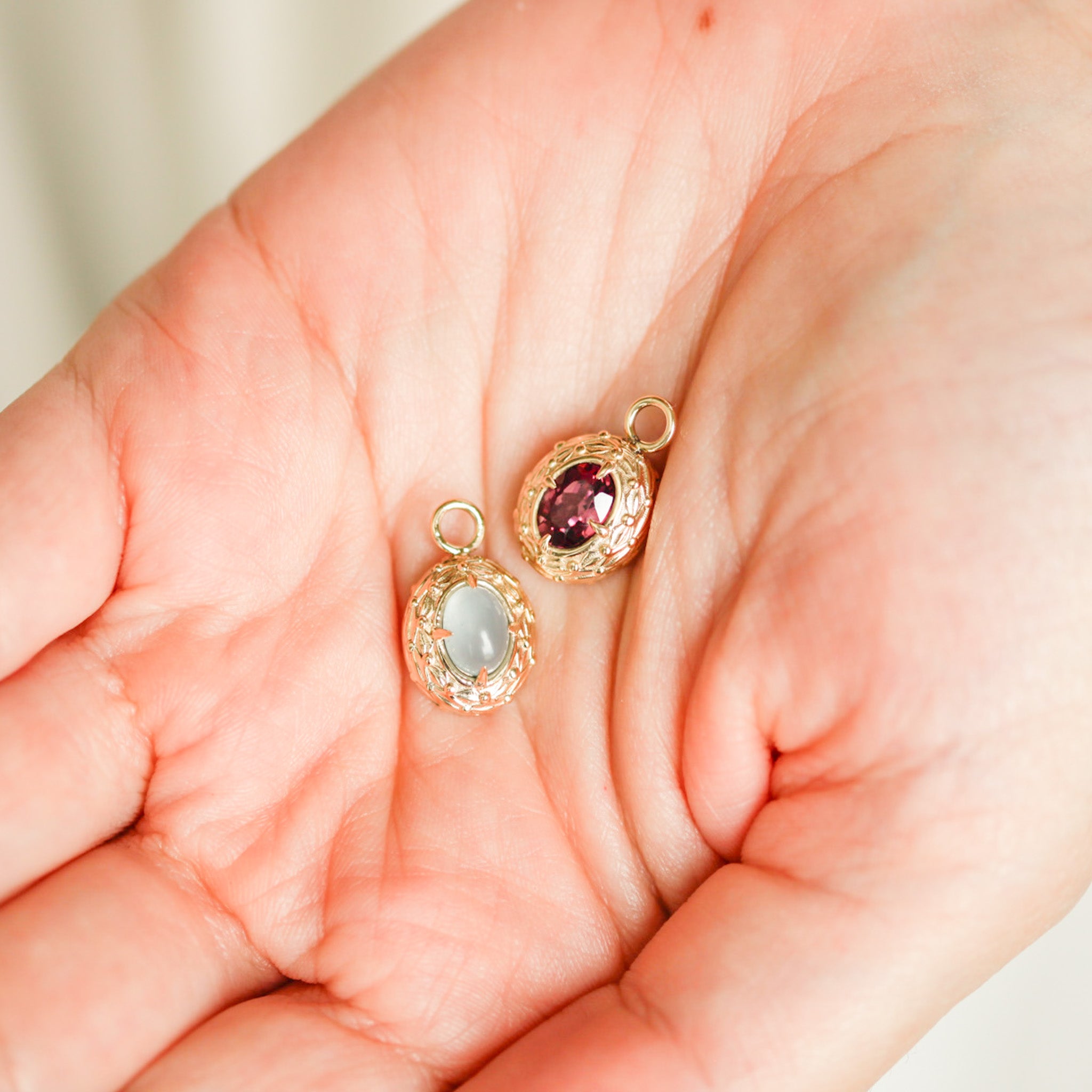 Laurel and Berry Pendants