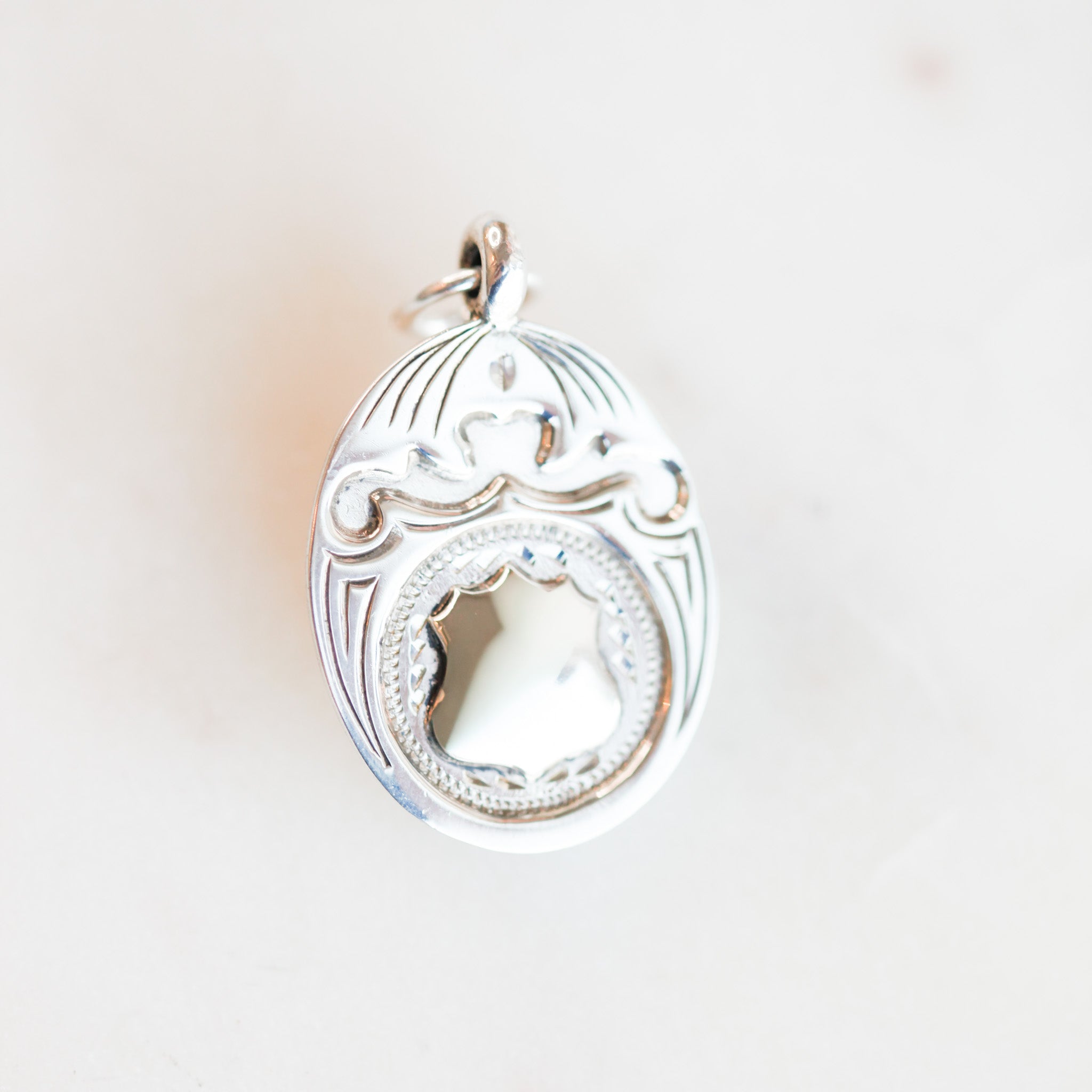Sterling Silver Watch Fob Pendant