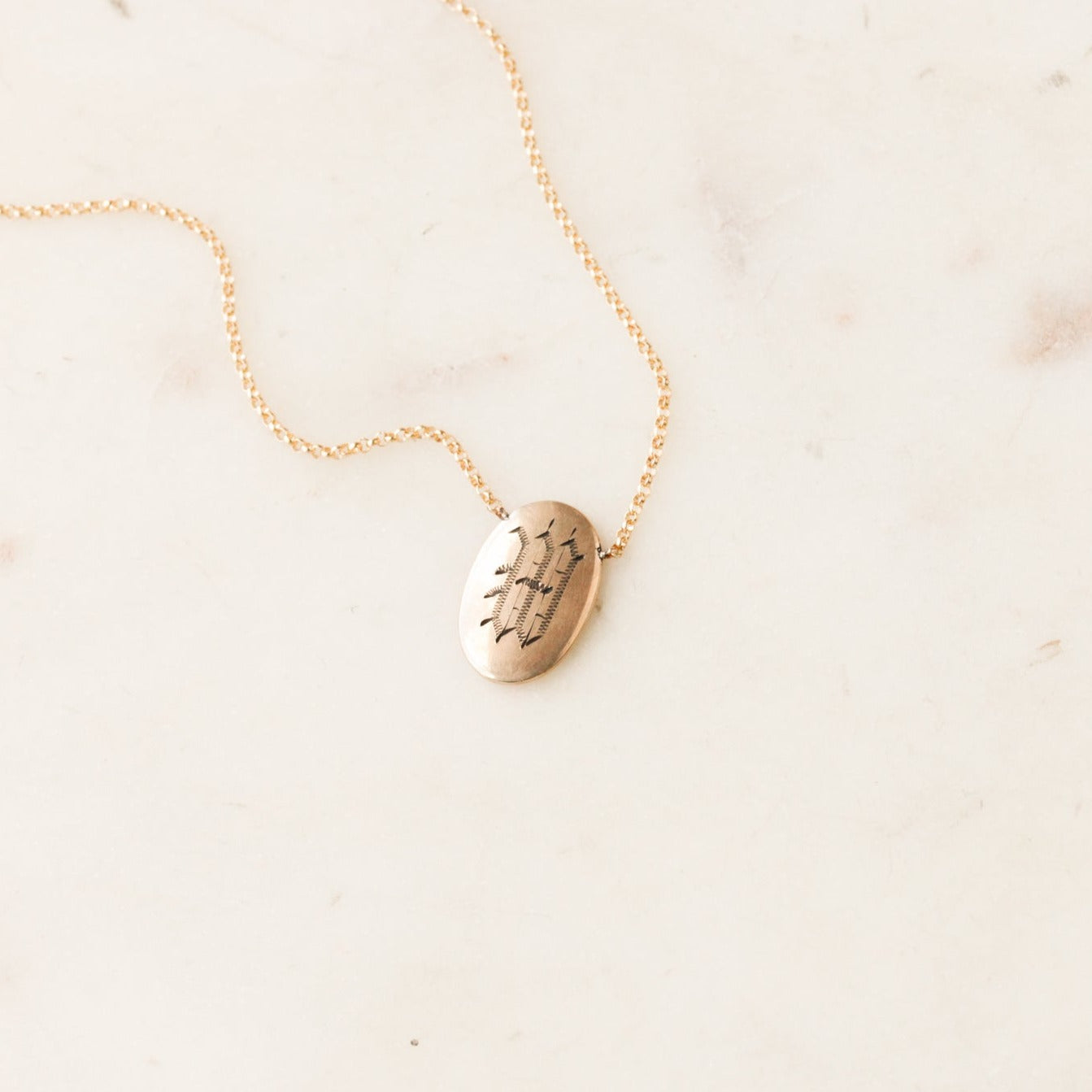 "W" Victorian Pendant