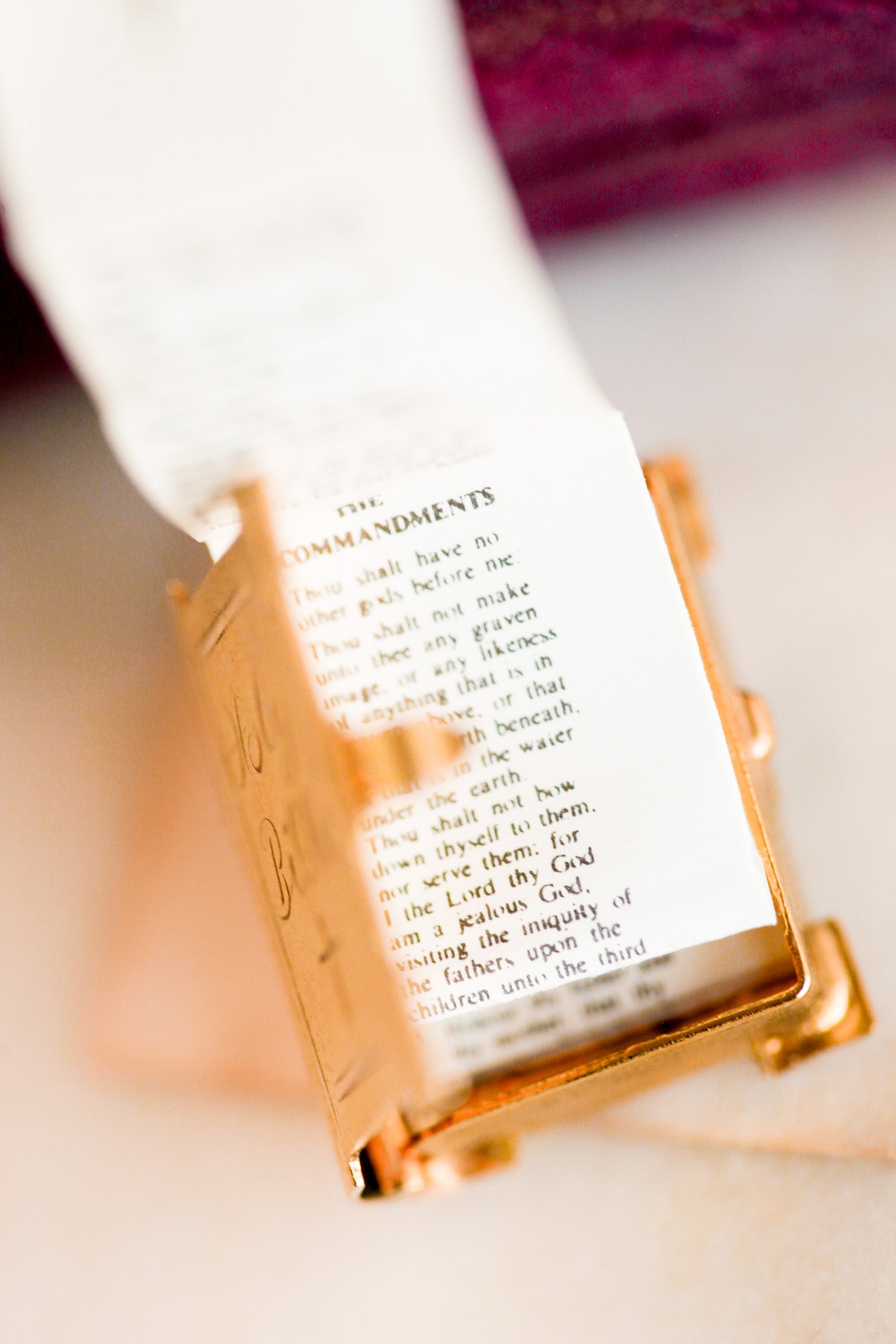 Articulated Bible Charm