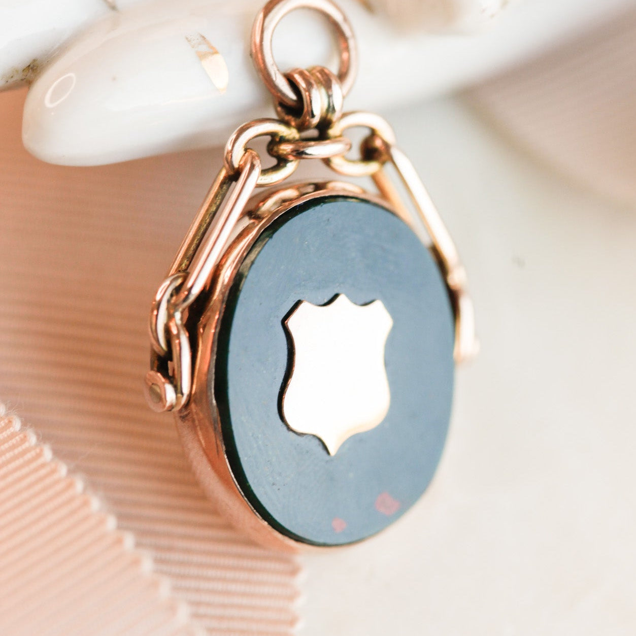 Horace Bloodstone Swivel Fob