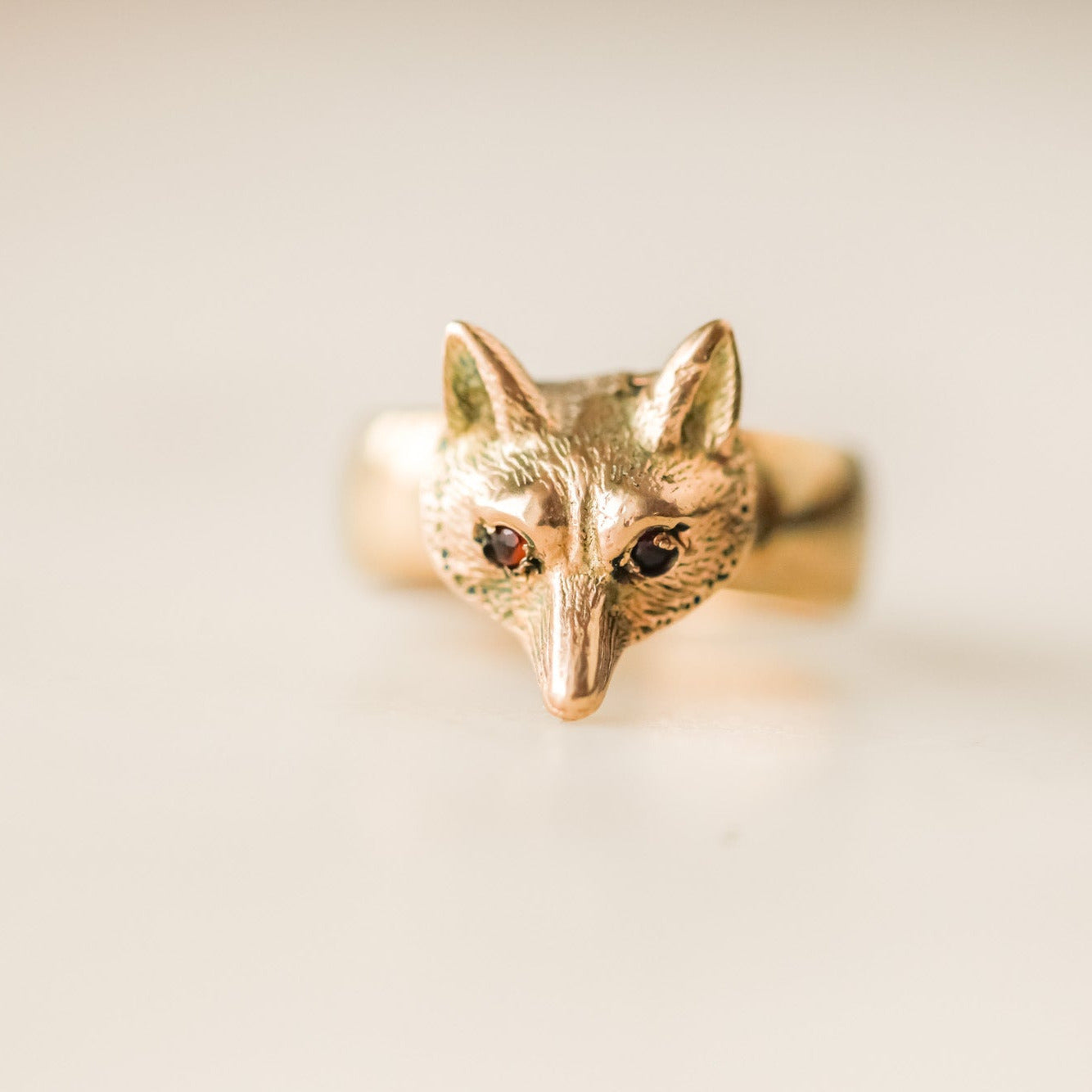 Cunning Mr. Fox Victorian Ring