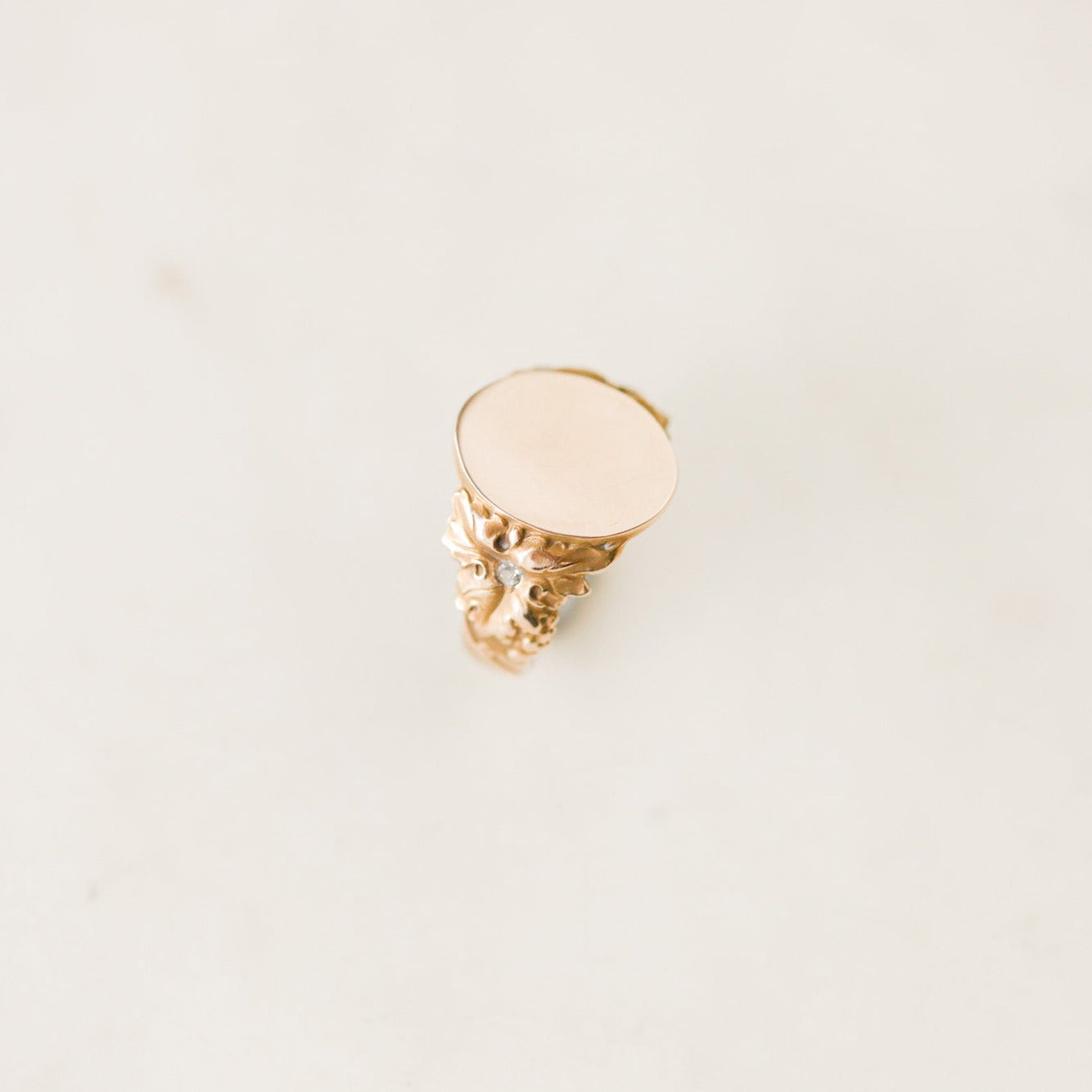Gildbert Diamond Signet Ring