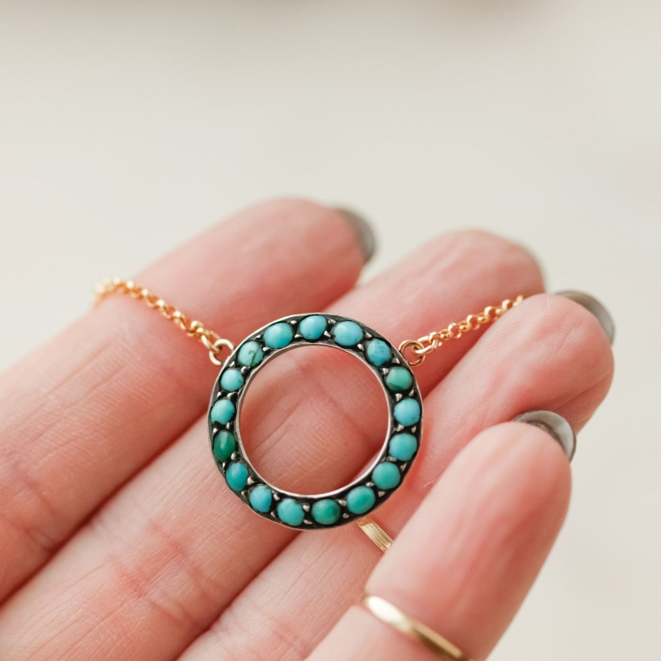 Jéromine Turquoise Pendant